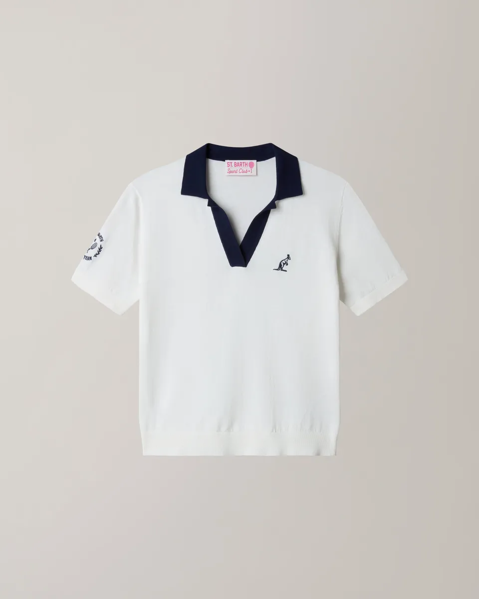 australian-polo-shirt-evonne-evo0001-cotone-bianco image 1