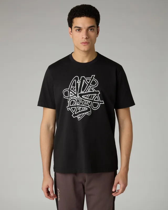 australian-spin-t-shirt-maglietta-cotone-nero-regular-fit image 1