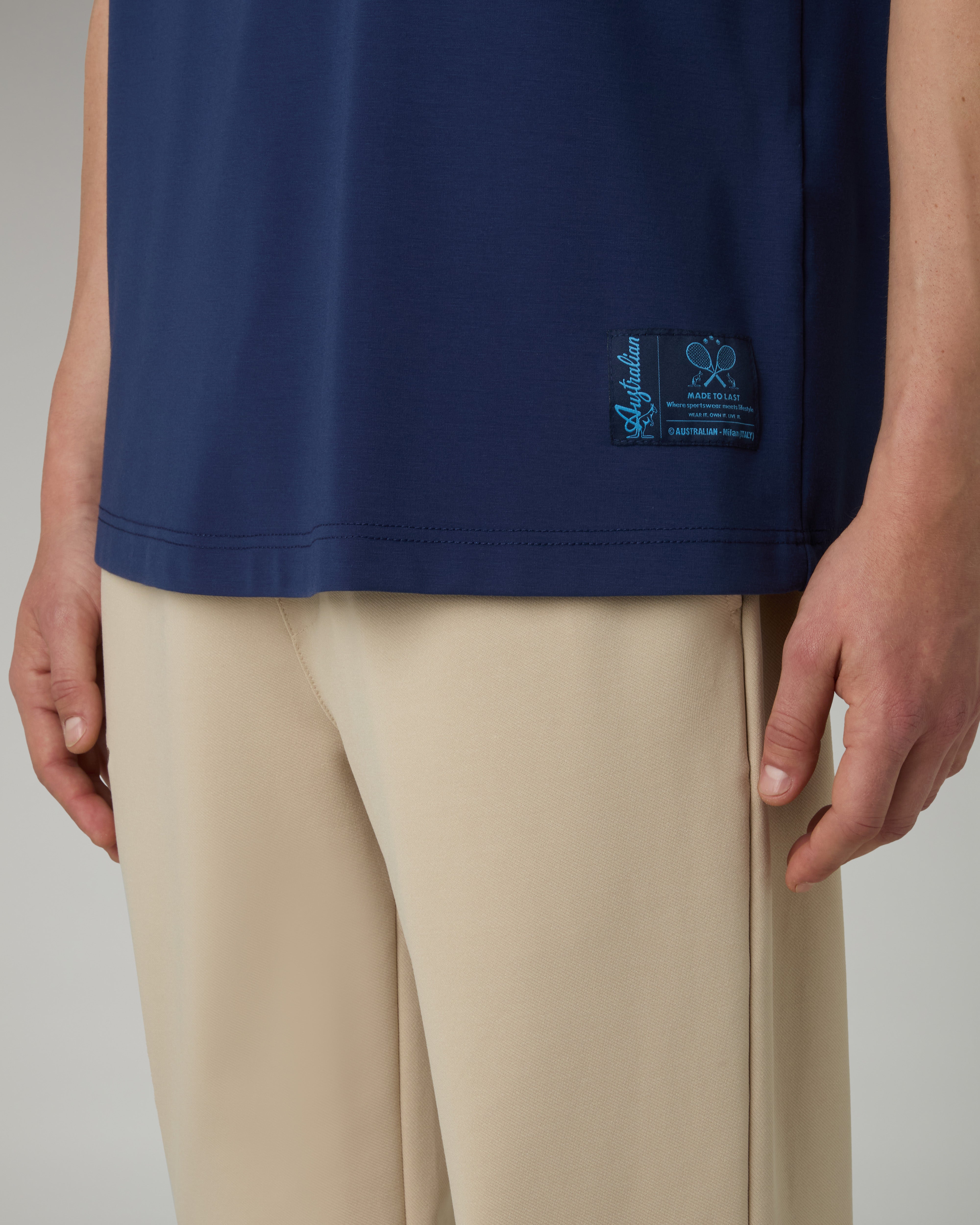 australian-flowline-t-shirt-maglietta-tecnica-interlock-blu-cosmo image 5
