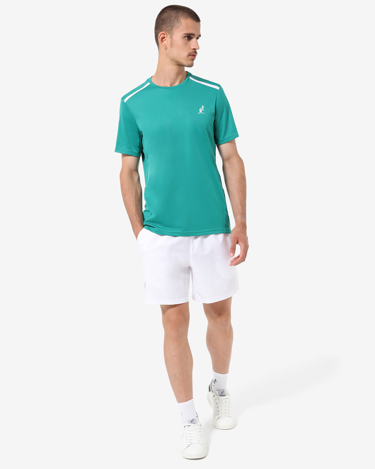 australian-slam-short-short-tennis-bi-elastico-bianco image 2