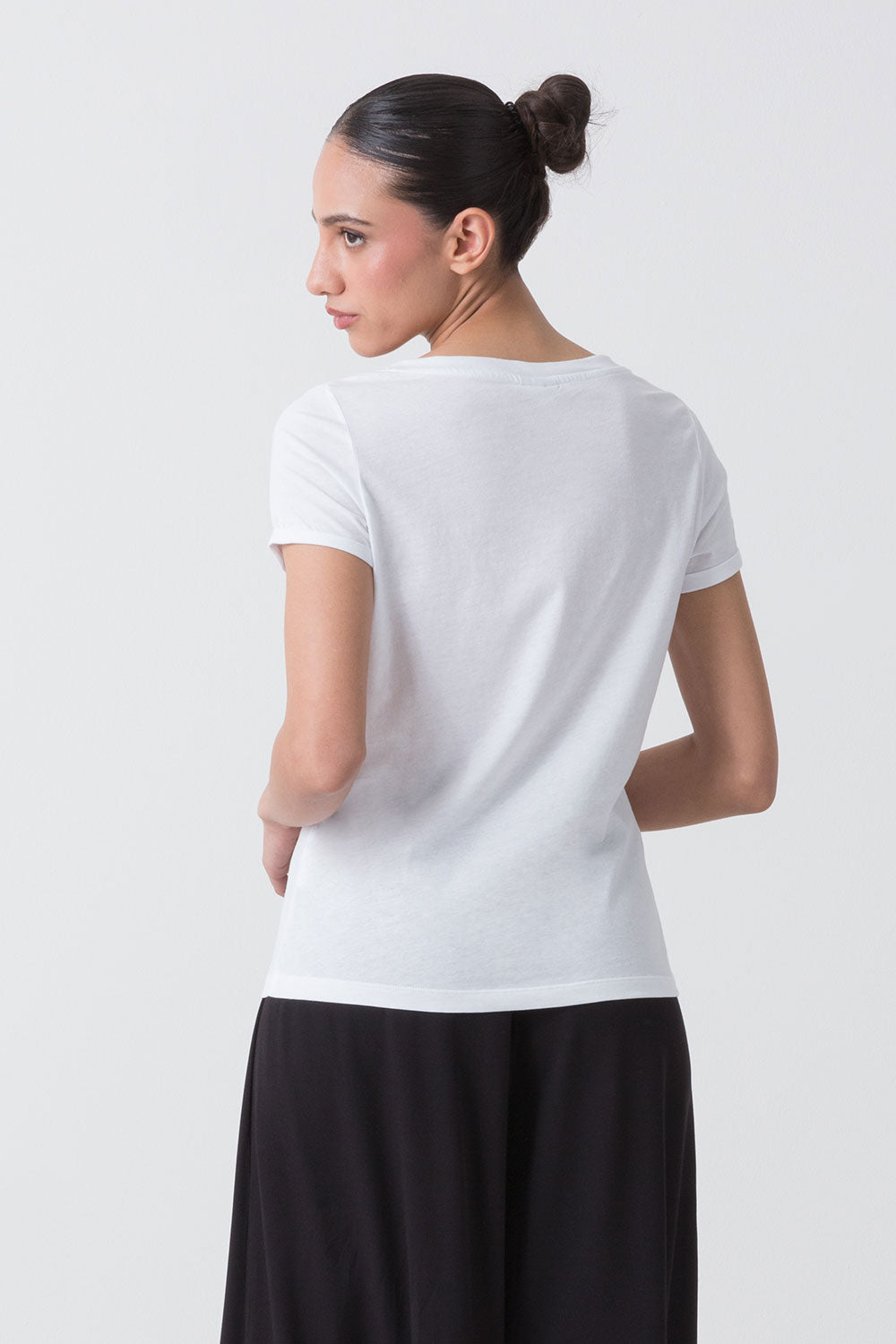 dimensione-danza-city-t-shirt-donna-in-jersey-con-scollo-a-v image 3