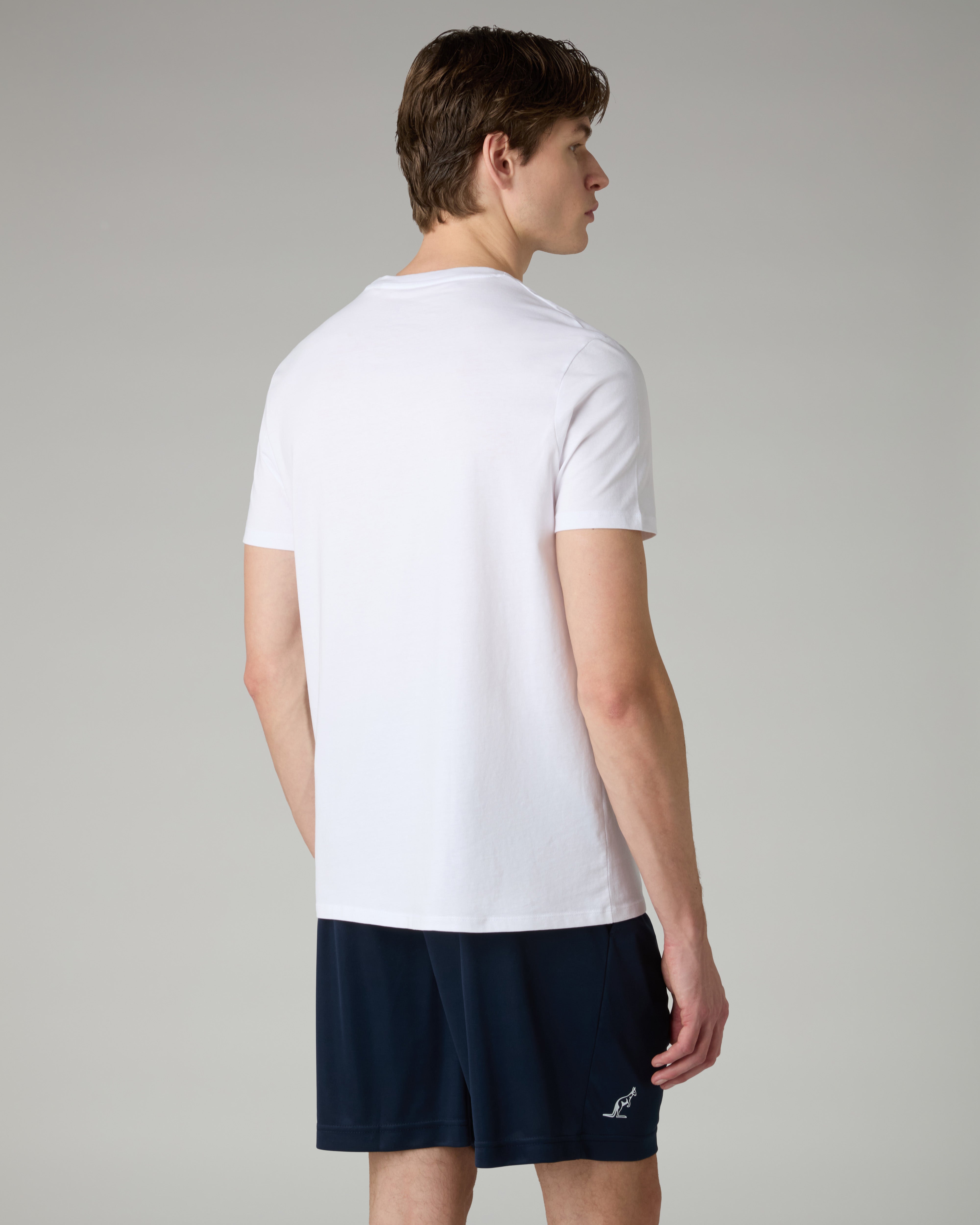 australian-kangaroo-field-t-shirt-in-cotone-bianco image 3