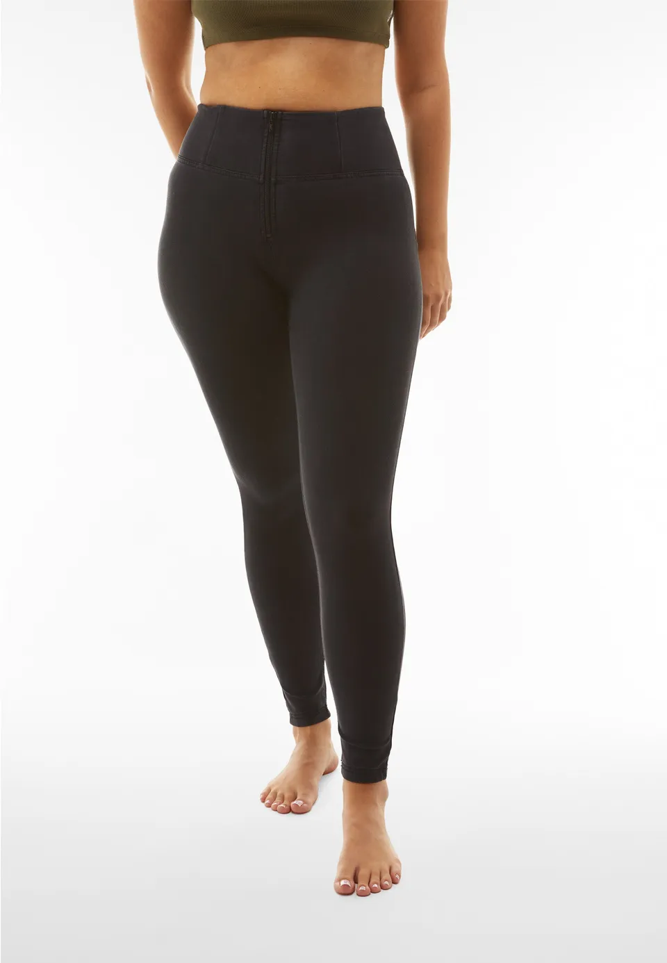 freddy-pantaloni-push-up-wr-up-effetto-denim-superskinny-vita-alta image 1