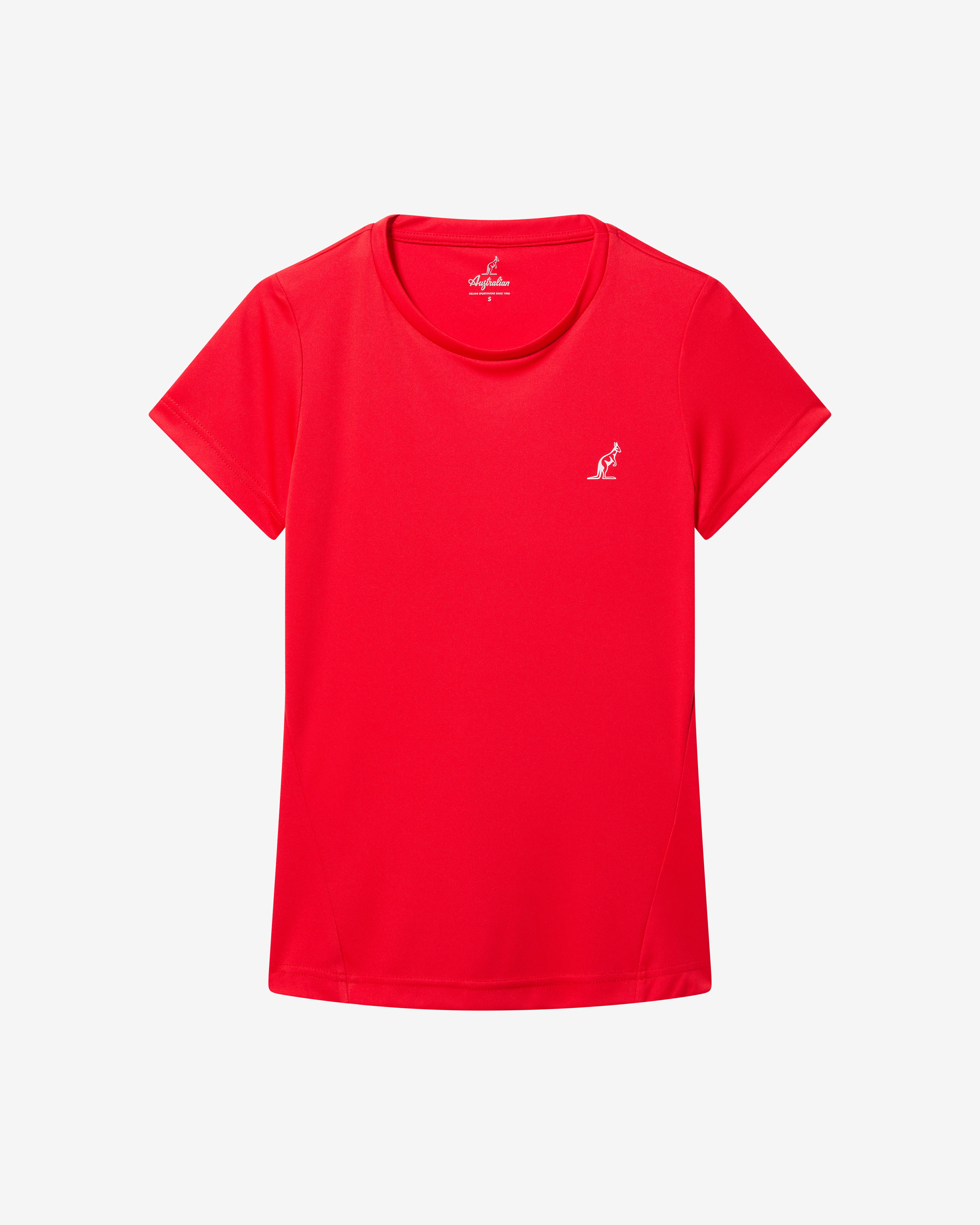 australian-essence-t-shirt-tennis-t-shirt-tecnica-ace-rosso-vivo-made-in-italy image 5