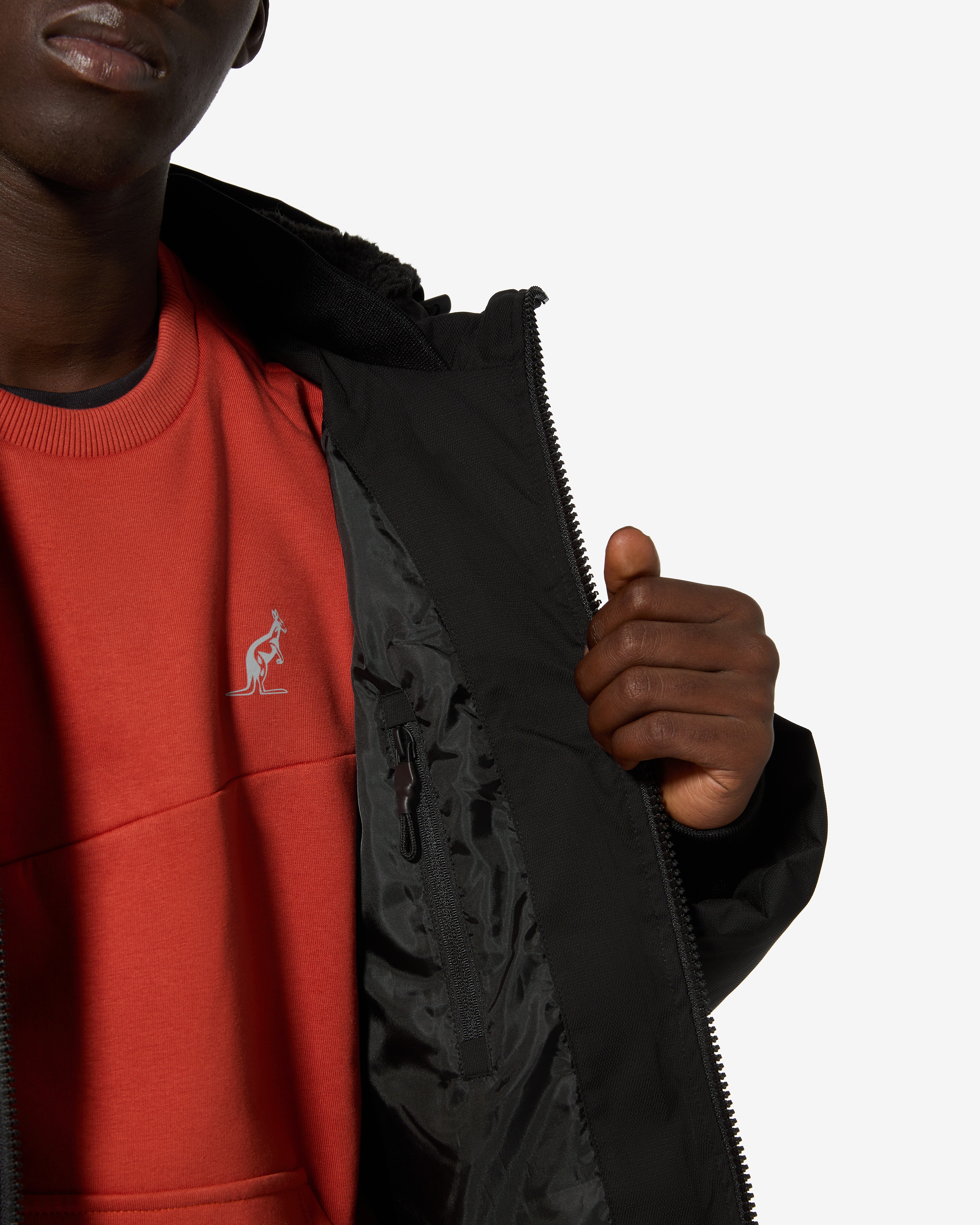 australian-jaquard-jacket-nera-con-cappuccio image 5