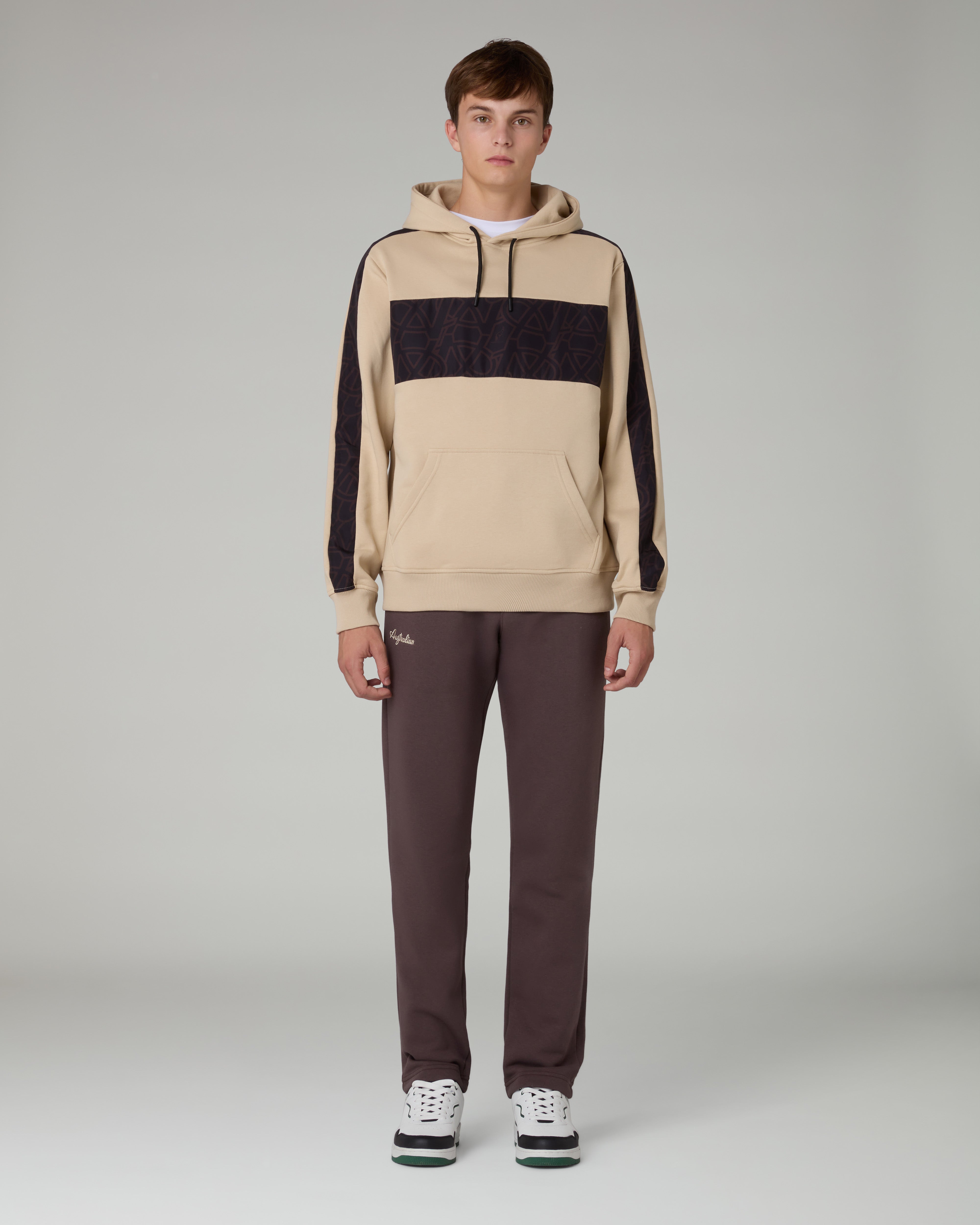 australian-essential-fleece-track-pant-pantalone-caffe image 2