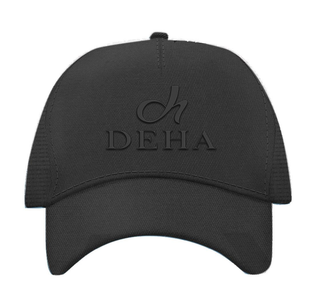 deha-cappellino-logo-nero-con-rete-regolabile image 2