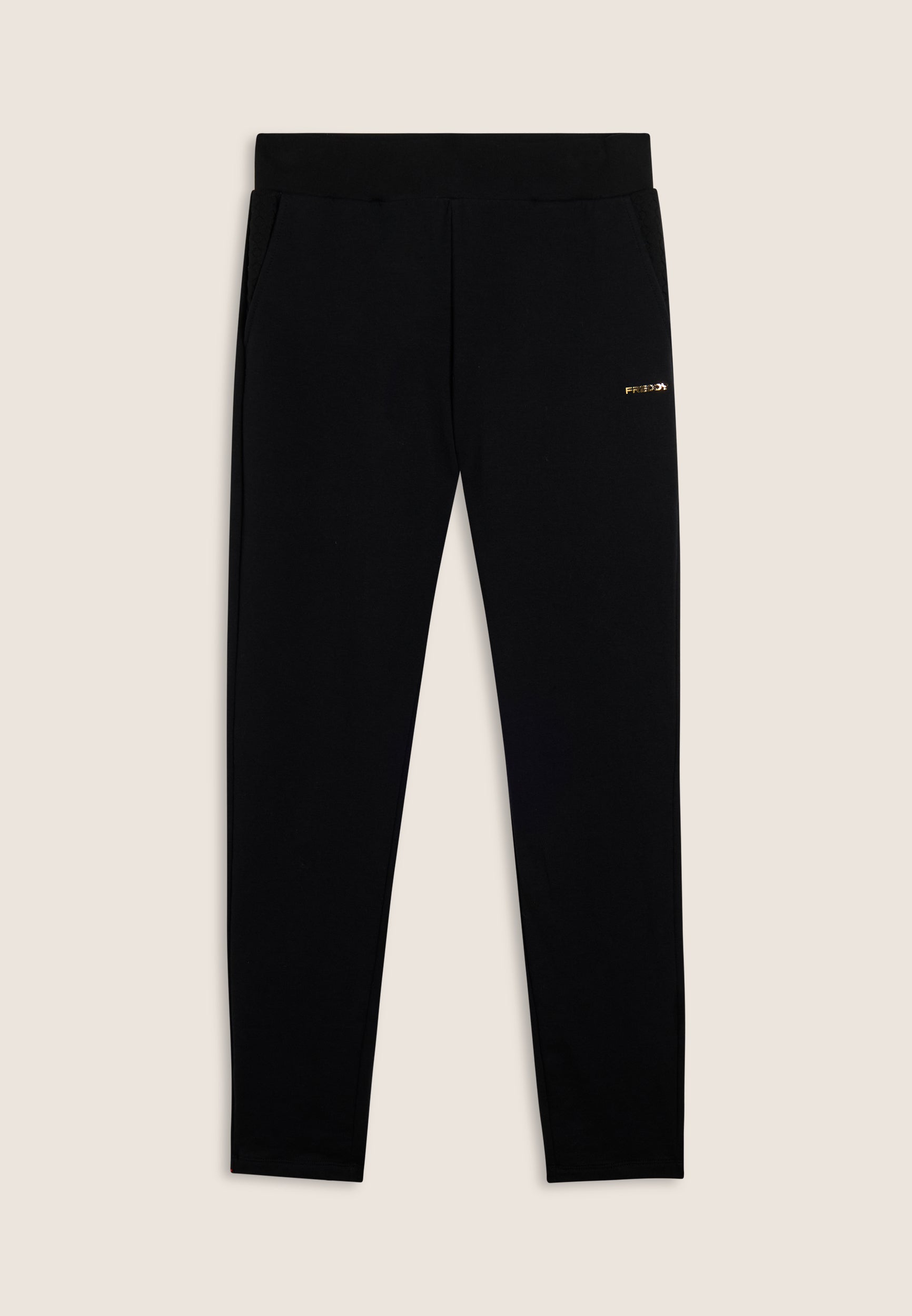 freddy-pantaloni-regular-felpa-garzata-con-trecce image 5