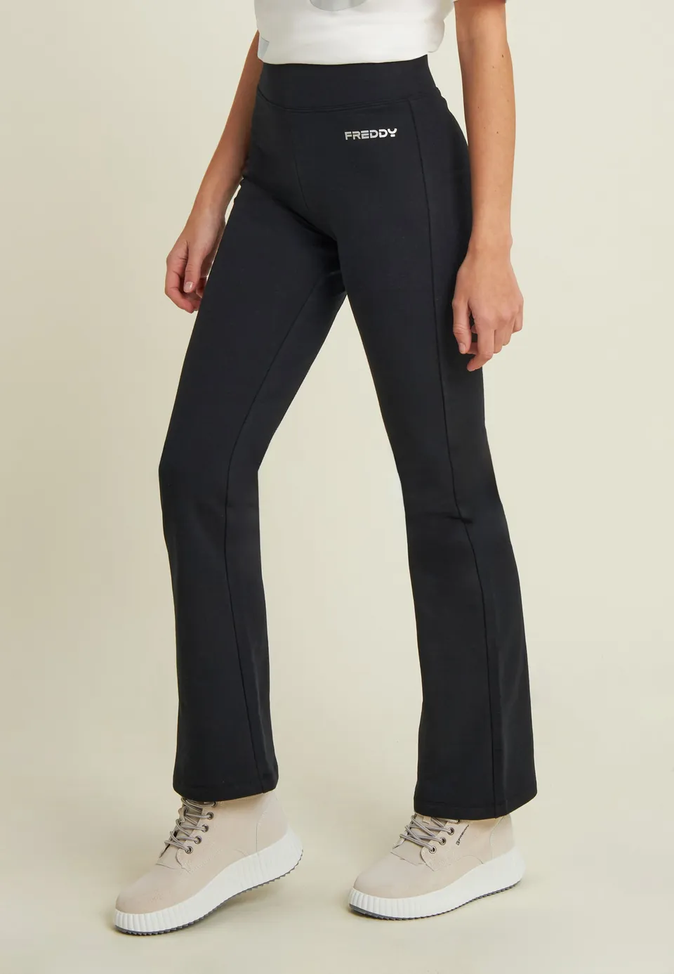 freddy-leggings-a-zampa-in-felpa-elasticizzata image 1