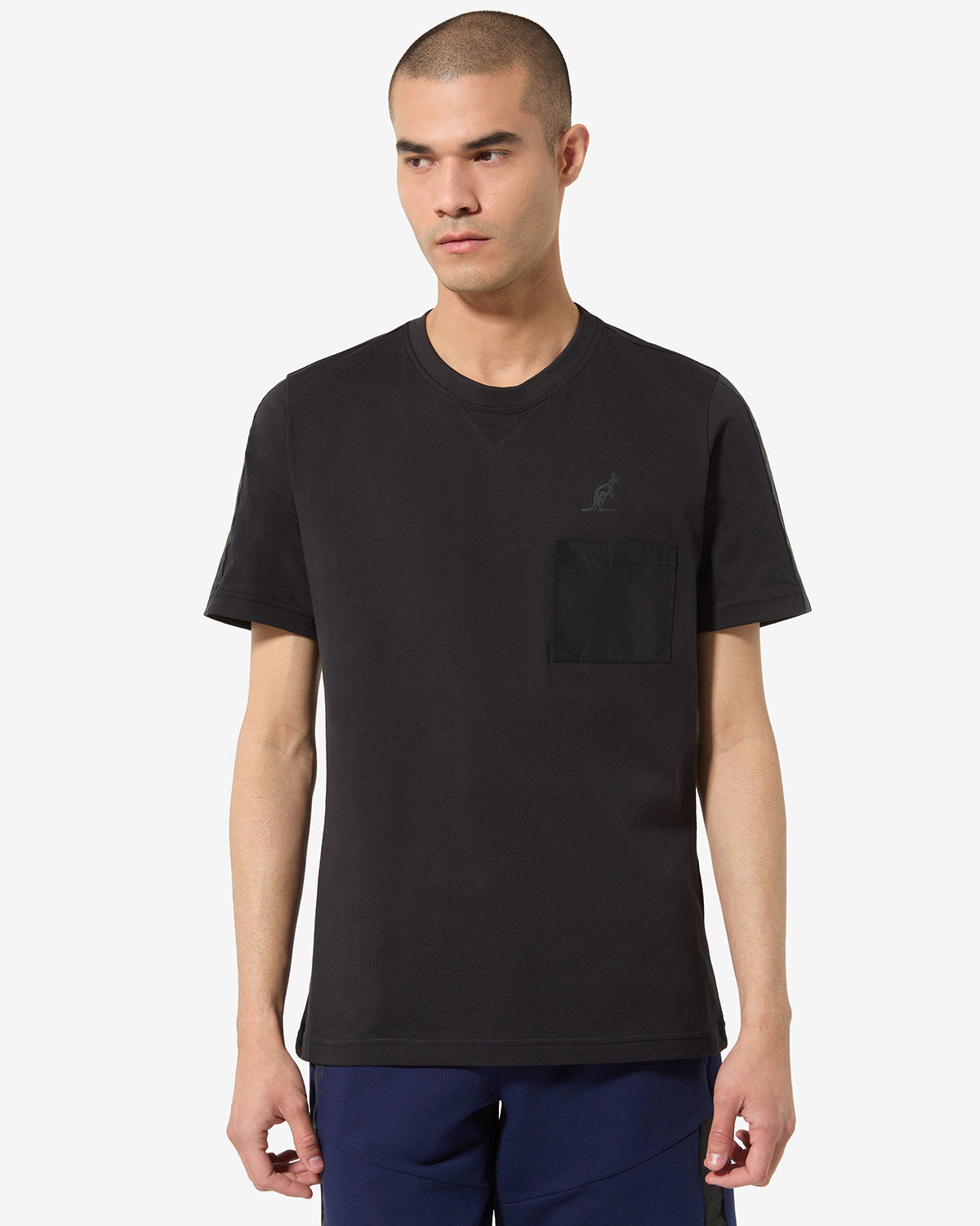 australian-impact-t-shirt-nero-t-shirt-cotone image 1