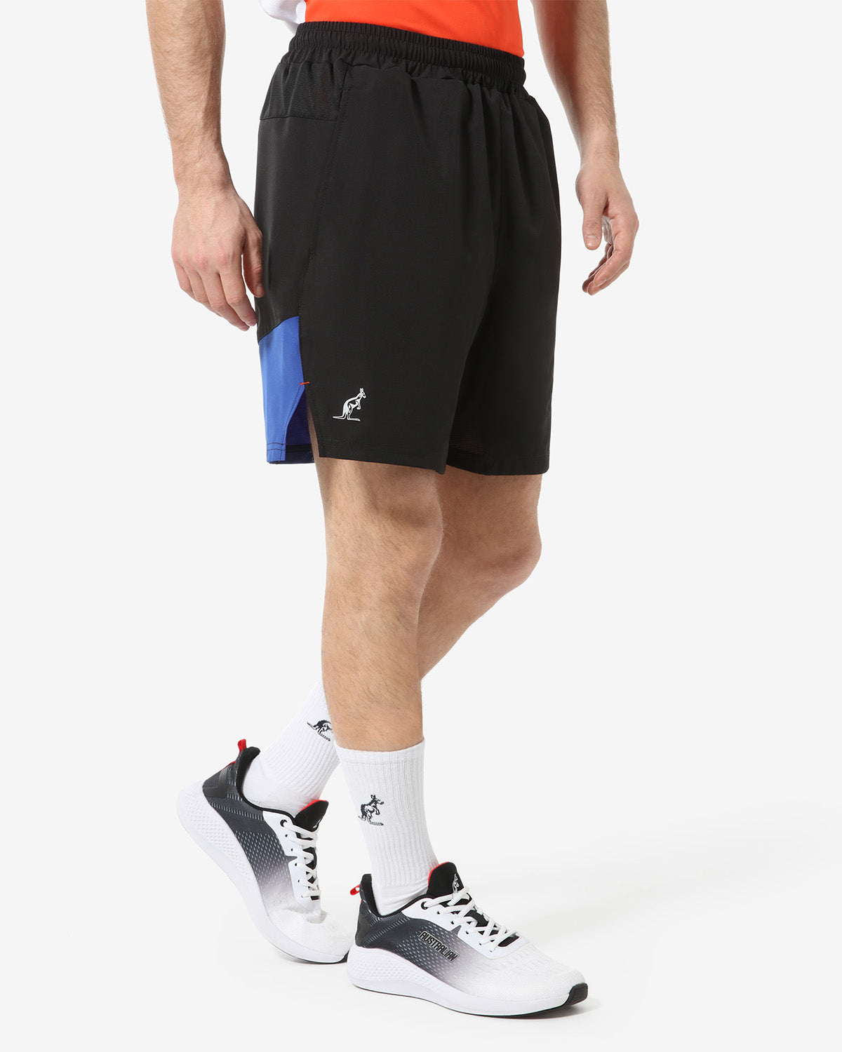 australian-color-block-short-tennis-slam-bi-elastico image 1