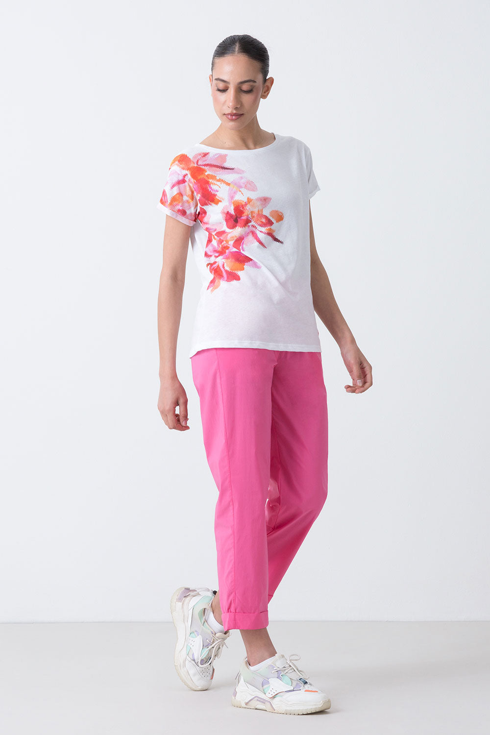 dimensione-danza-summer-t-shirt-stampa-floreale-jersey-cotone image 2