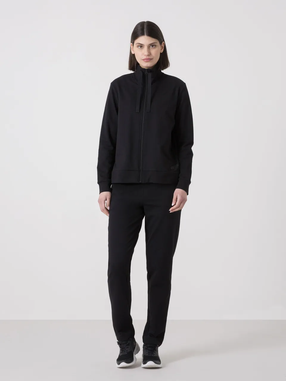 dimensione-danza-tuta-donna-full-zip-felpa-non-garzata-pantaloni-stretch image 1