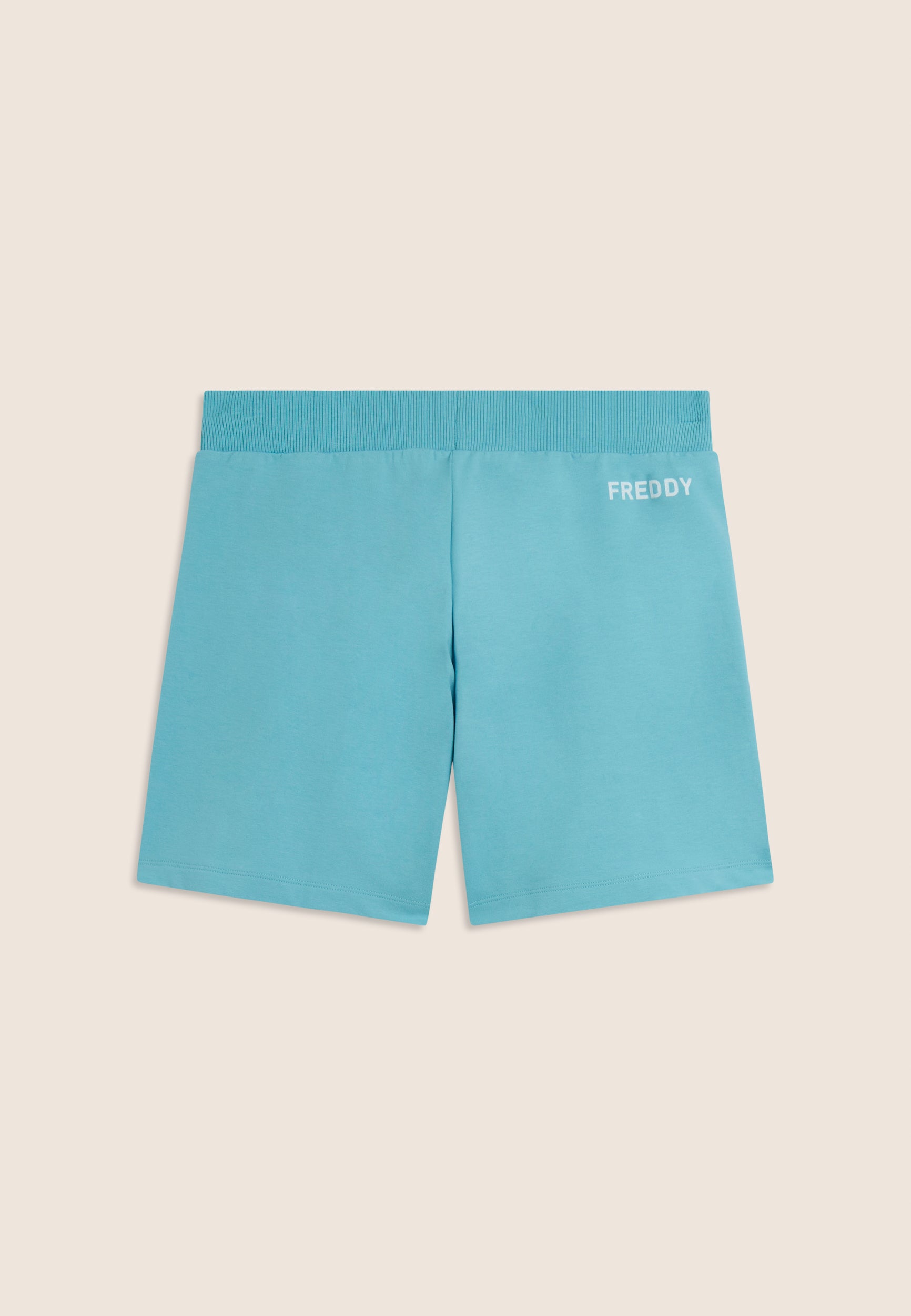 freddy-pantaloni-shorts-regular-french-terry-con-motivo-grafico image 7