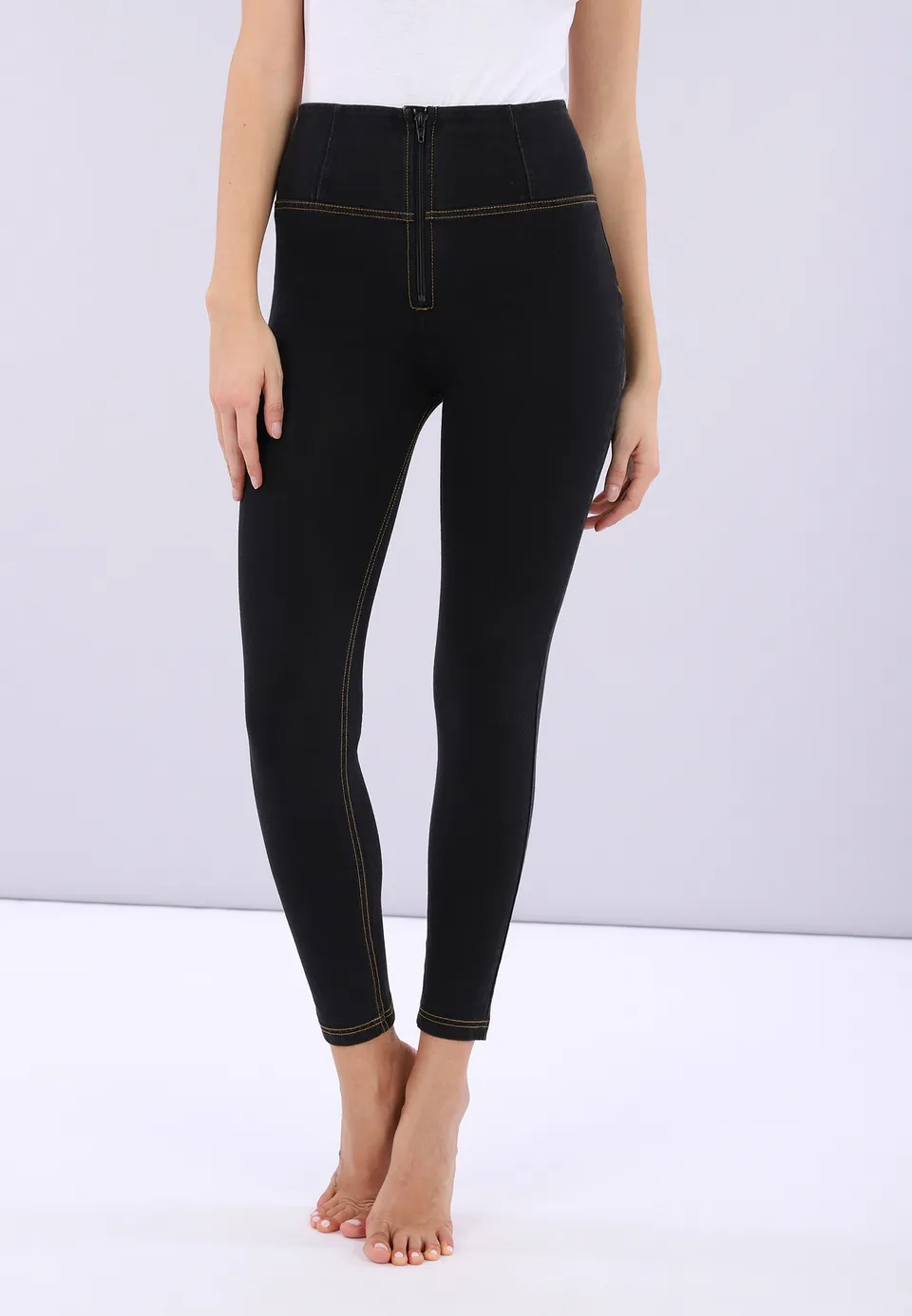 freddy-wr-up-7-8-superskinny-vita-alta-effetto-modellante-jeggings-donna-effetto image 1
