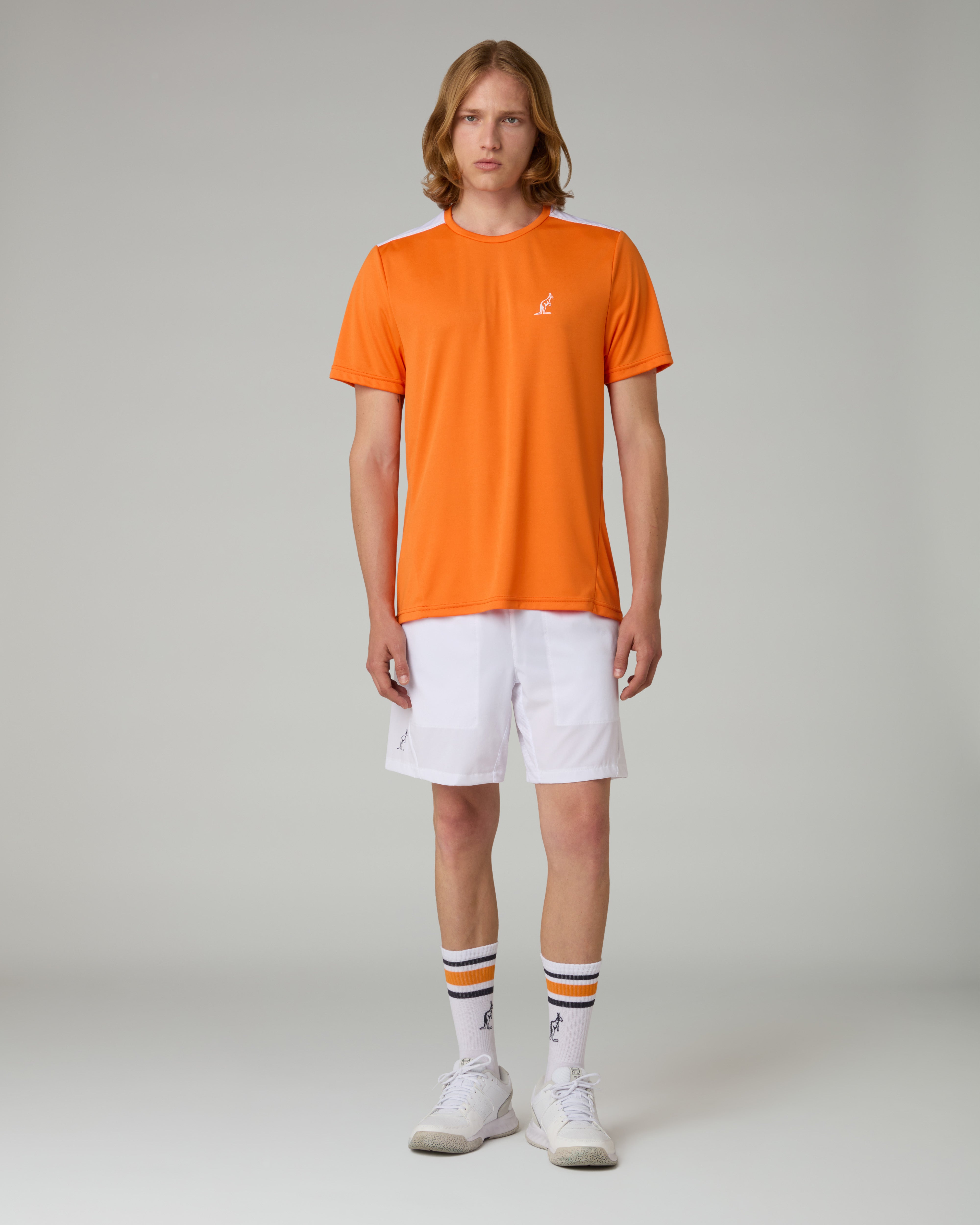 australian-court-t-shirt-tecnica-ace-arancio-acceso image 2