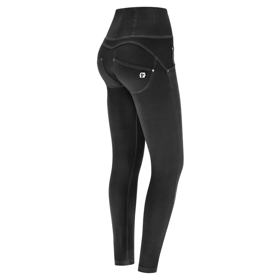 freddy-pantaloni-wr-up-vita-altissima-superskinny-in-gabardine-tinto-in-capo image 1