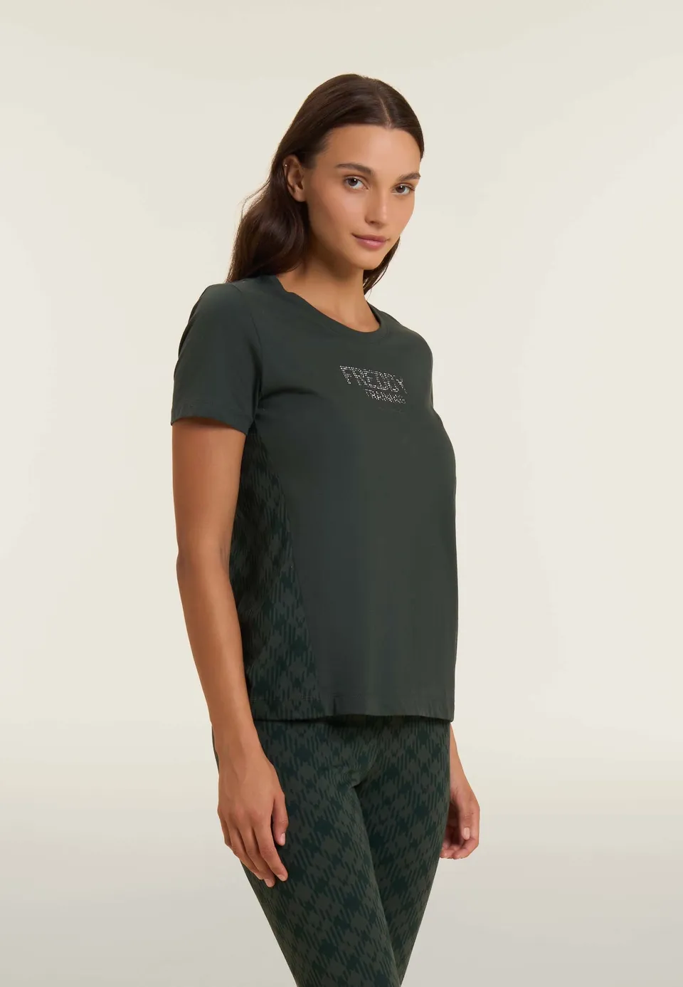 freddy-t-shirt-raglan-donna-maniche-lunghe-con-inserto-geometrico image 1
