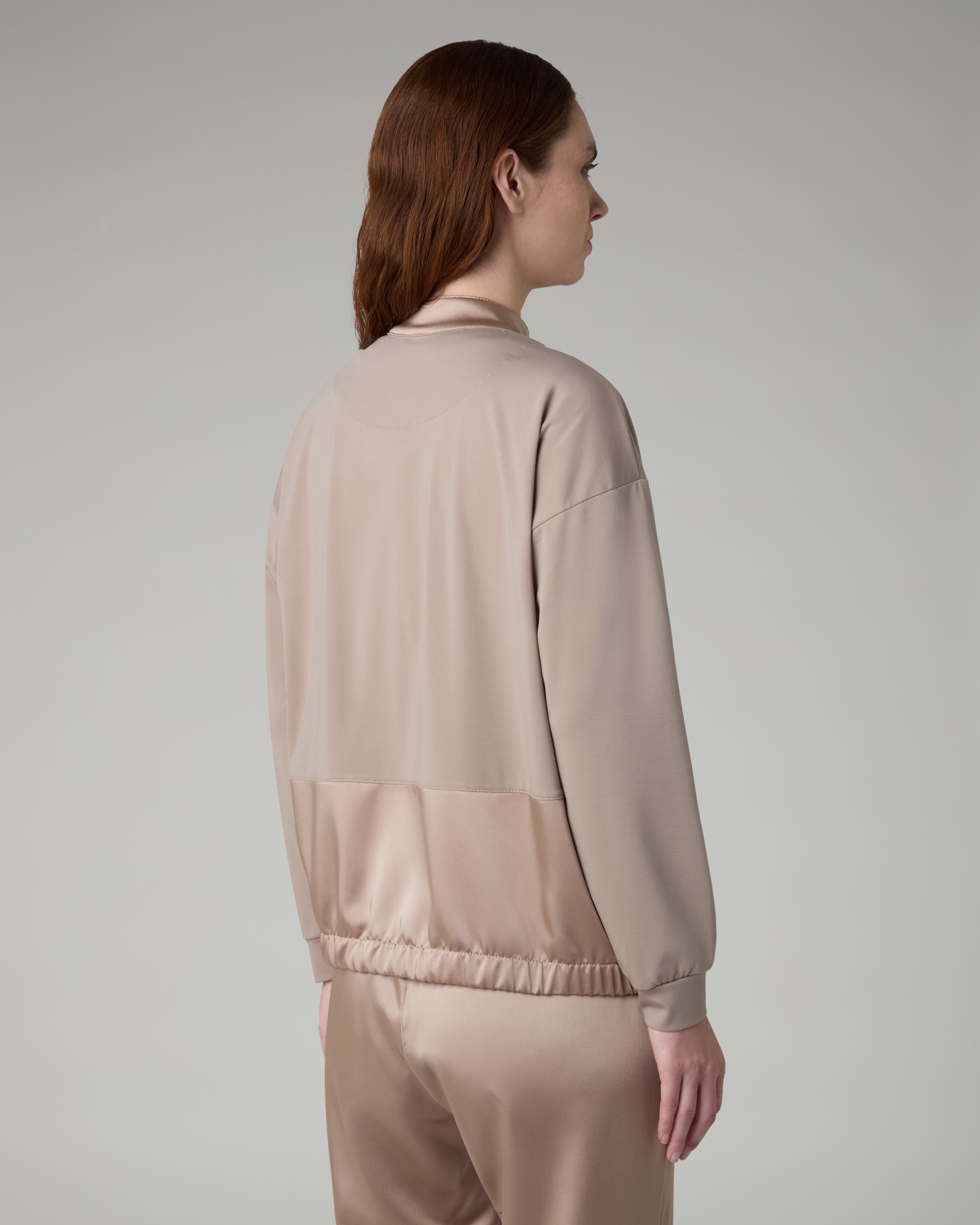 australian-glam-track-jacket-giacca-bomber-caffelatte-in-tessuto-flow image 3