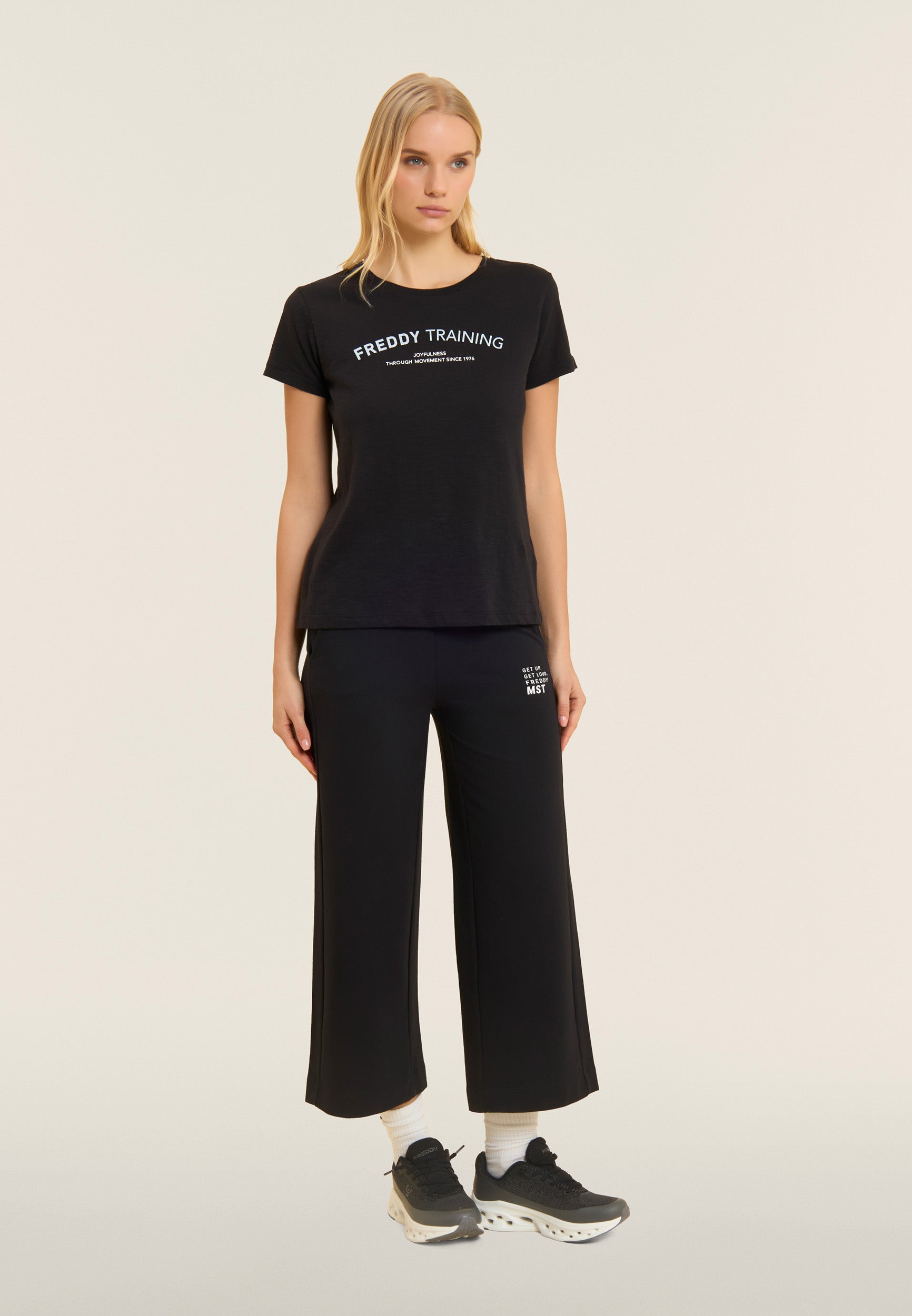 freddy-pantaloni-sportivi-wide-leg-cropped-french-terry-grafica-freddy-mst image 5