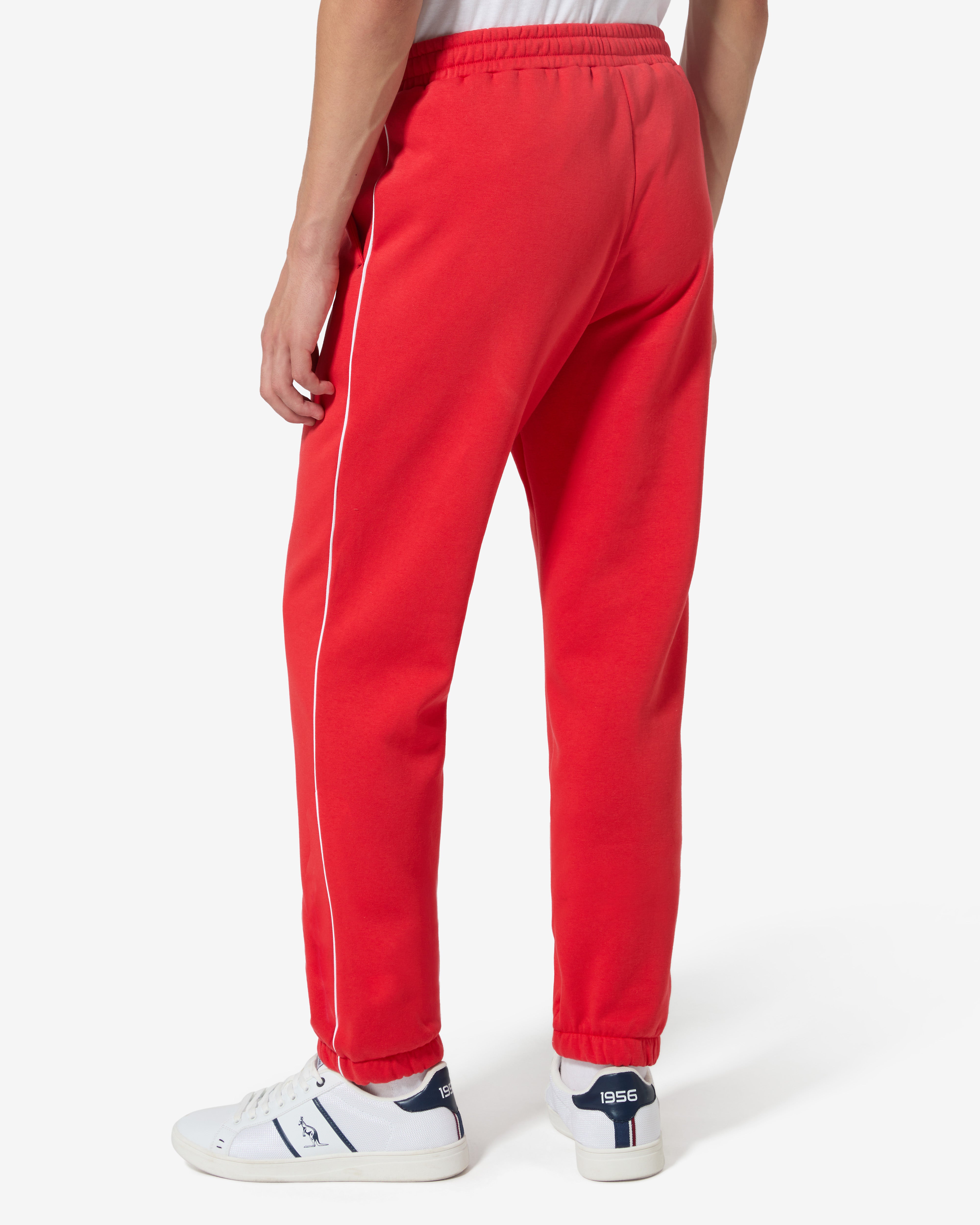 australian-tennis-crew-track-pant-pantalone-tuta-invernale-rosso-vivo-made-in-it image 3