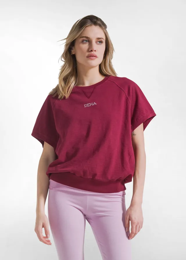 deha-gilet-leisure-in-cotone-fiammato-rosso image 1