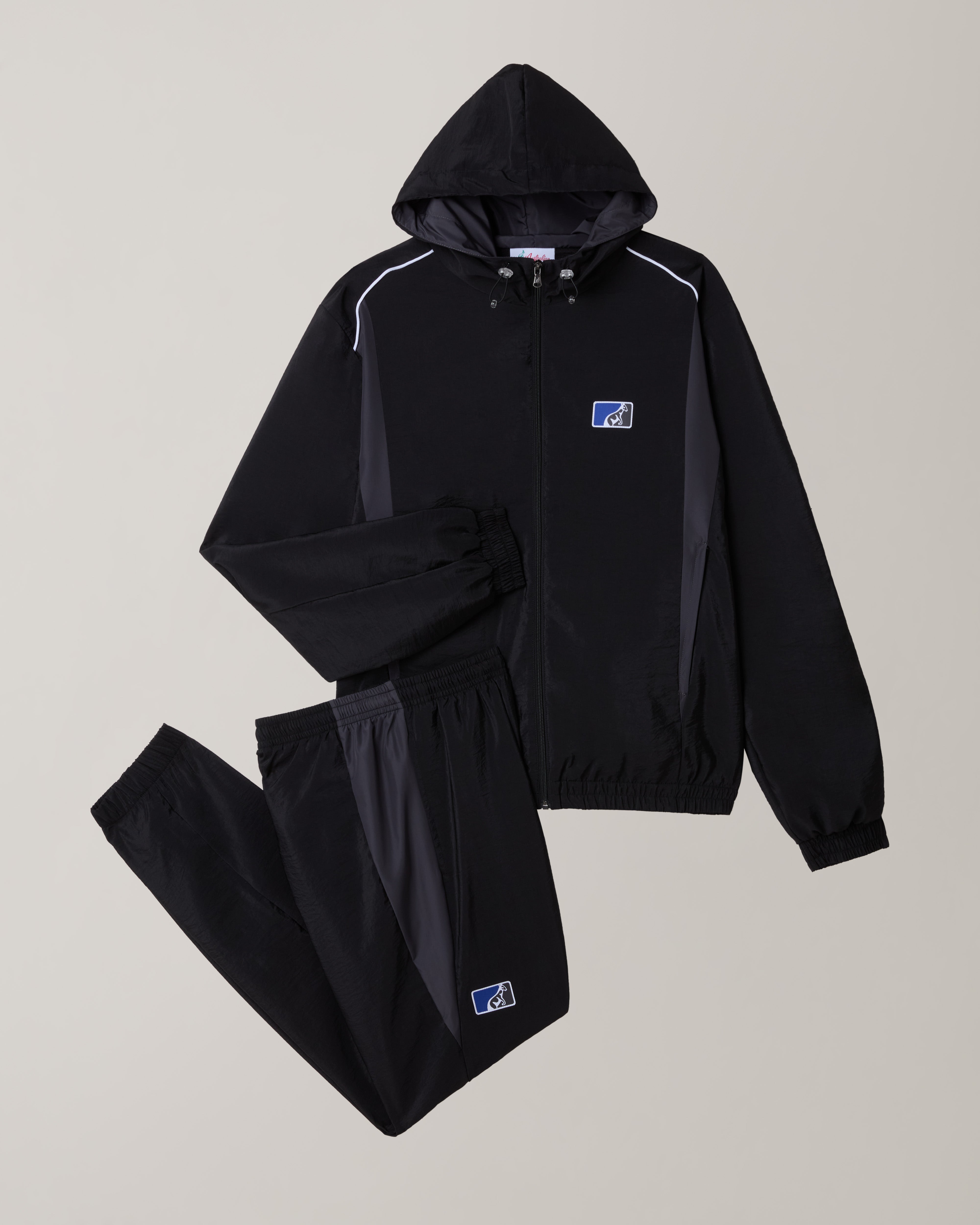 australian-poison-hoodie-tracksuit-nero-in-tessuto-antibes-foderata image 8