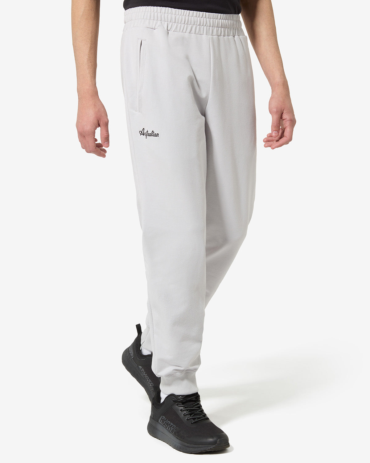 australian-urban-track-pant-pantaloni-felpa-slim-cenere image 1