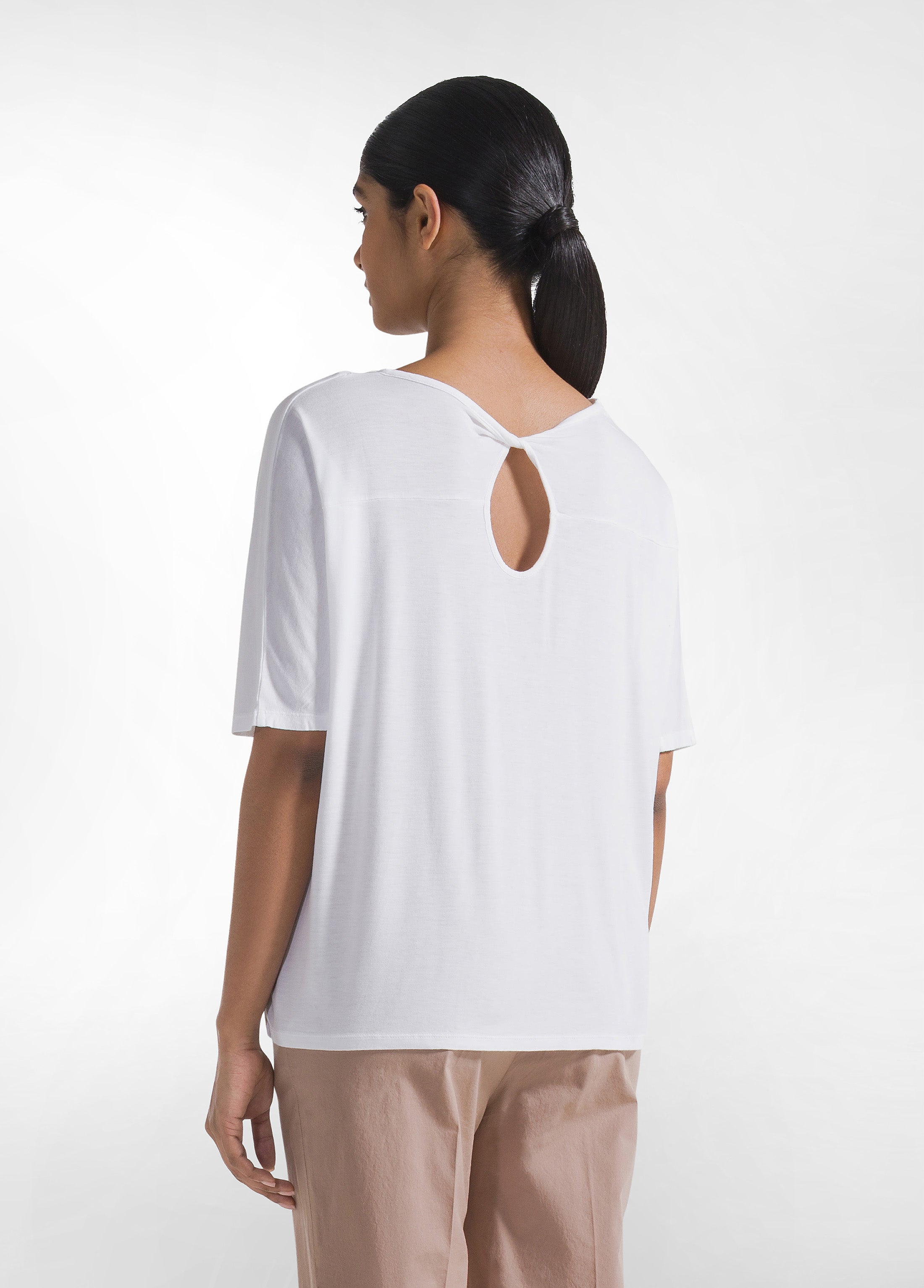 deha-t-shirt-fluida-in-viscosa-ecovero-bianco image 2