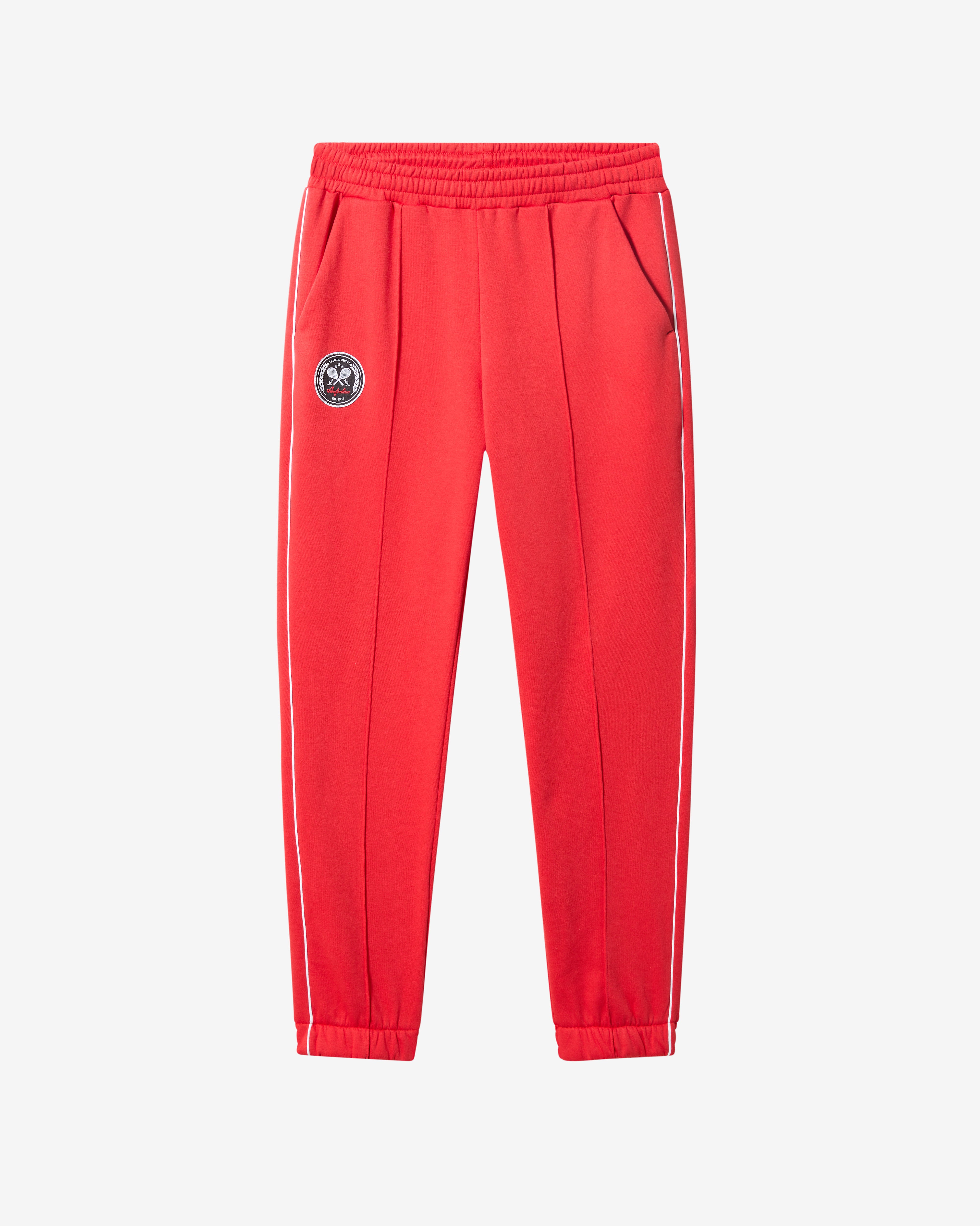 australian-tennis-crew-track-pant-pantalone-tuta-invernale-rosso-vivo-made-in-it image 6
