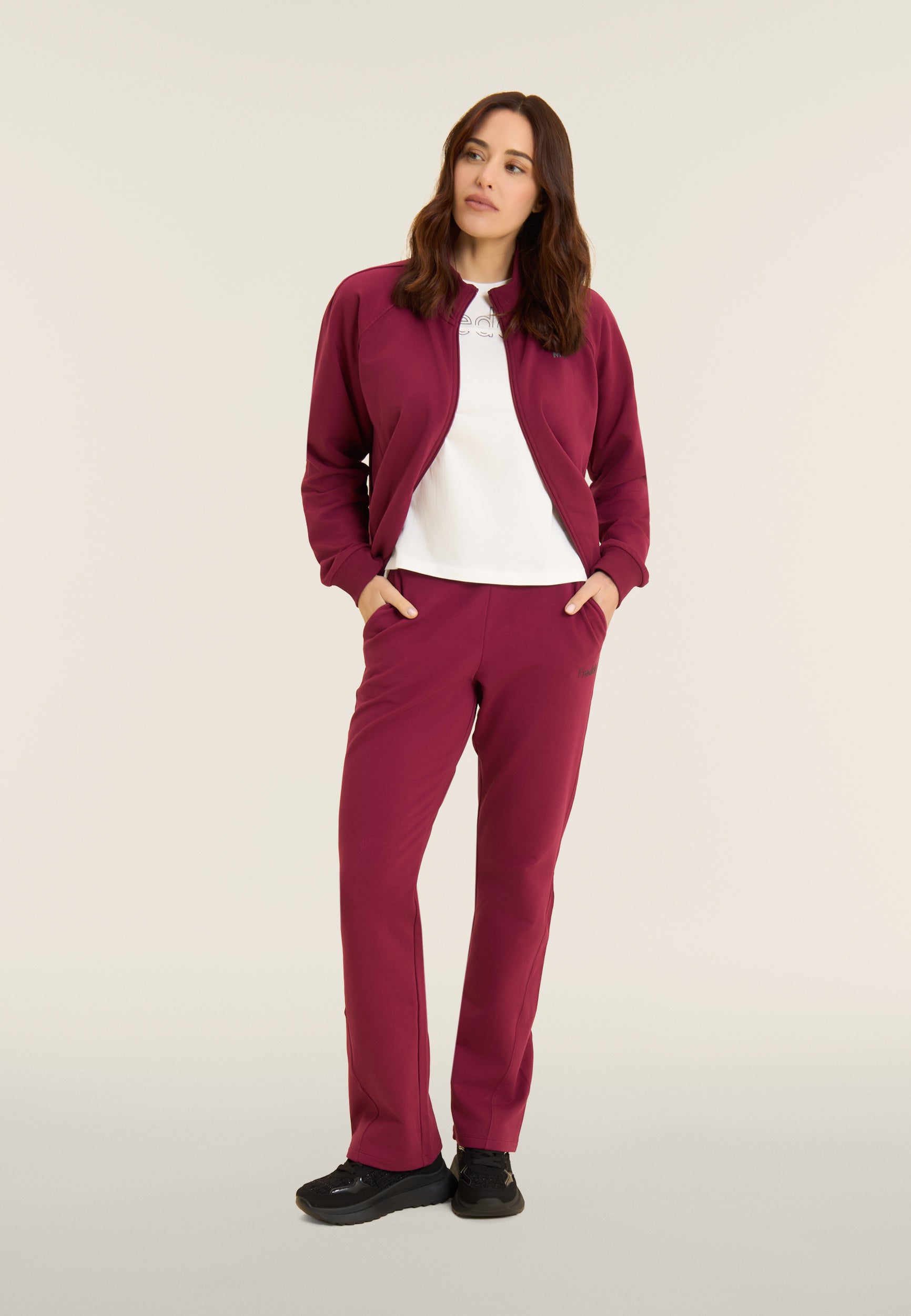 freddy-felpa-boxy-cropped-donna-full-zip-collo-alto image 2