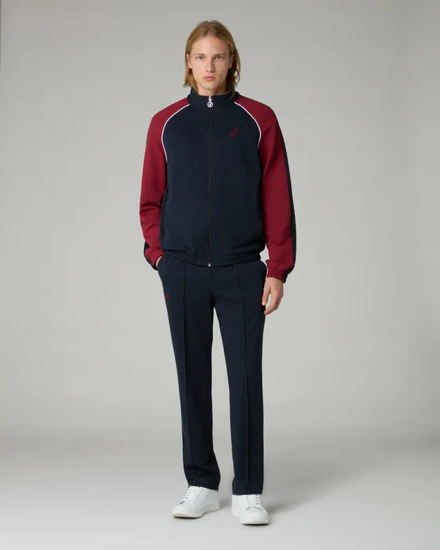 australian-posh-piquet-tuta-blu-navy-full-zip image 1