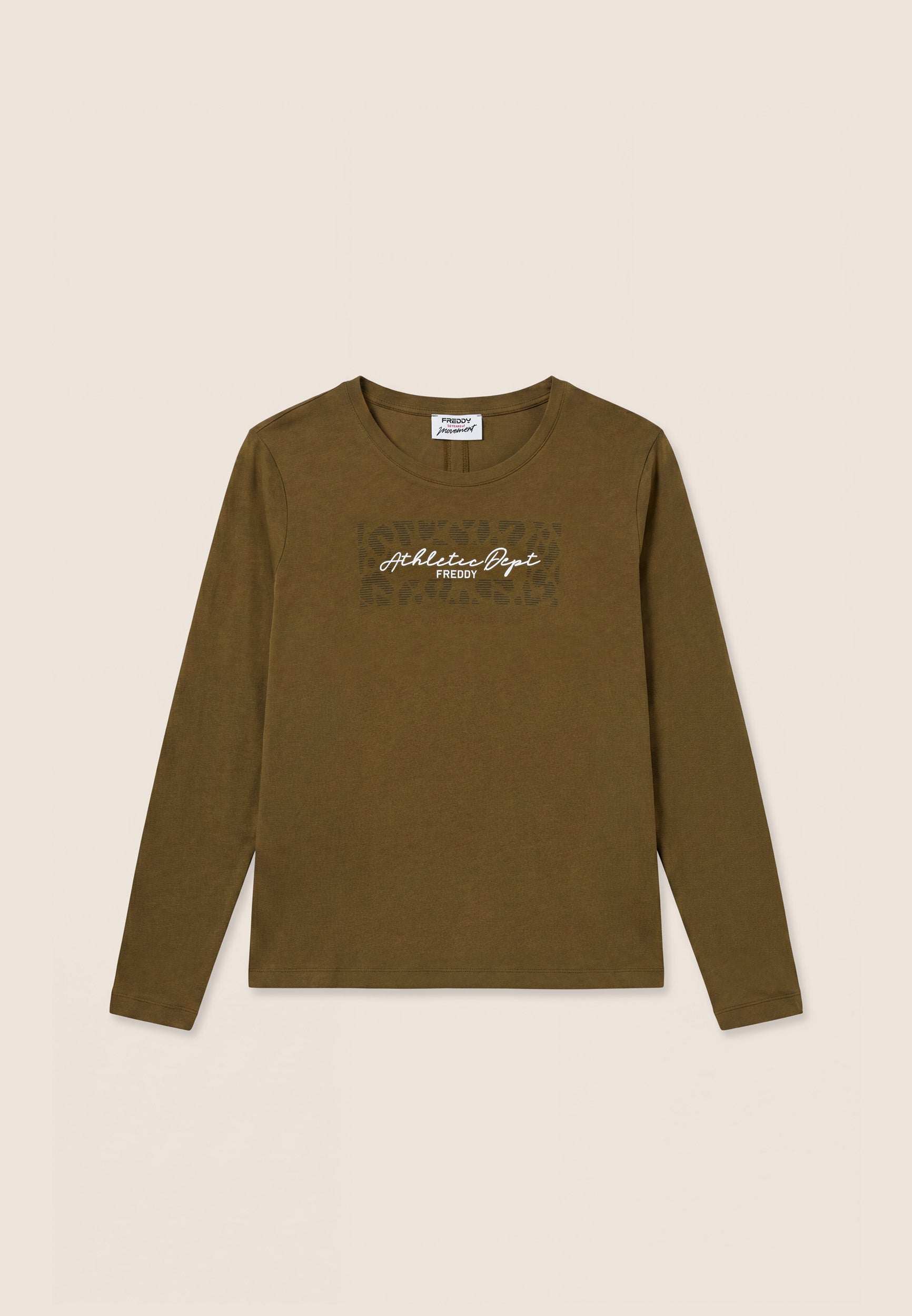 freddy-t-shirt-donna-manica-lunga-cotone-con-spacco-posteriore image 5