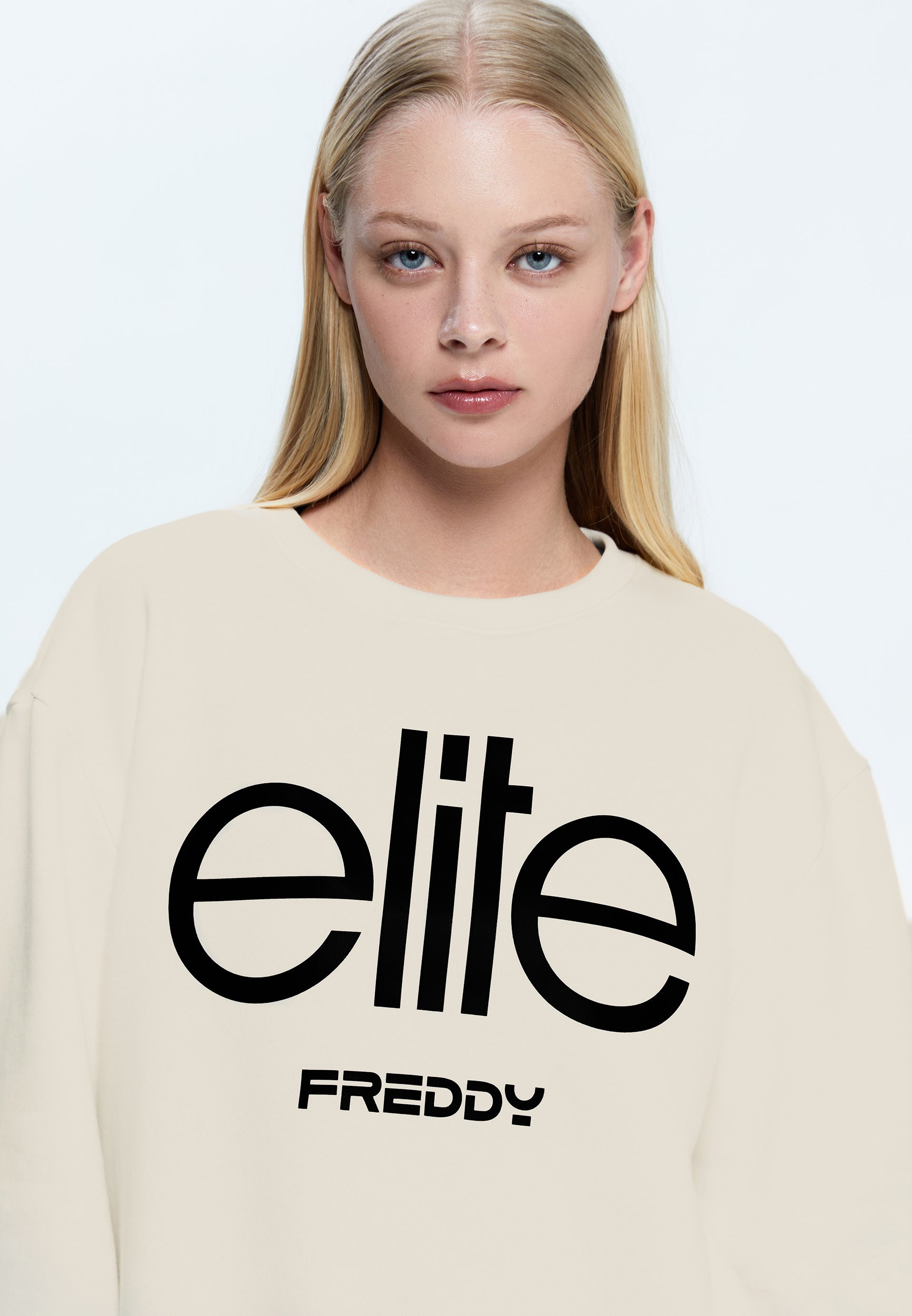 freddy-felpa-unisex-girocollo-off-white-in-cotone-con-ricamo-elite image 3