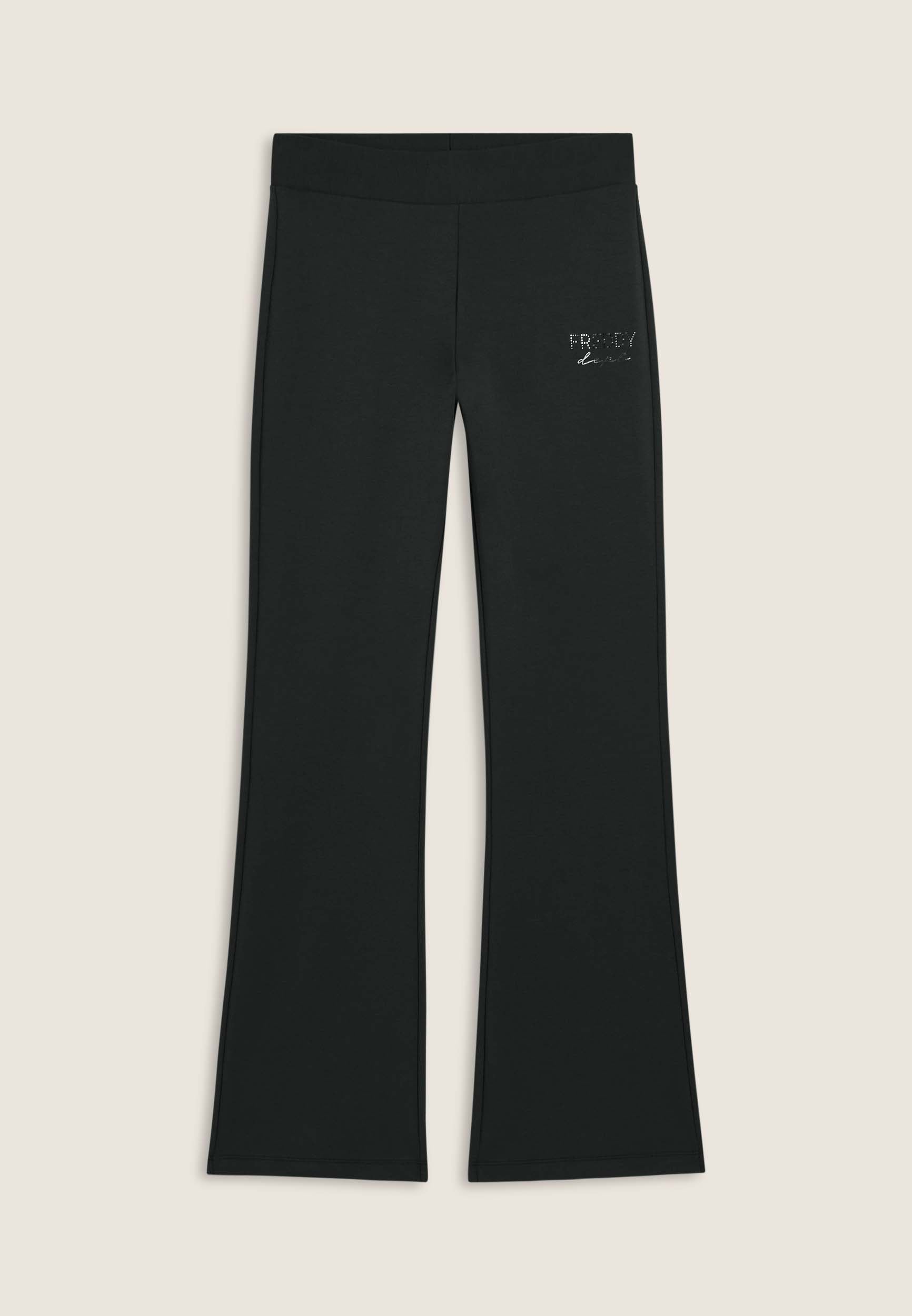freddy-pantaloni-flare-in-felpa-elasticizzata-fondo-a-zampa image 7