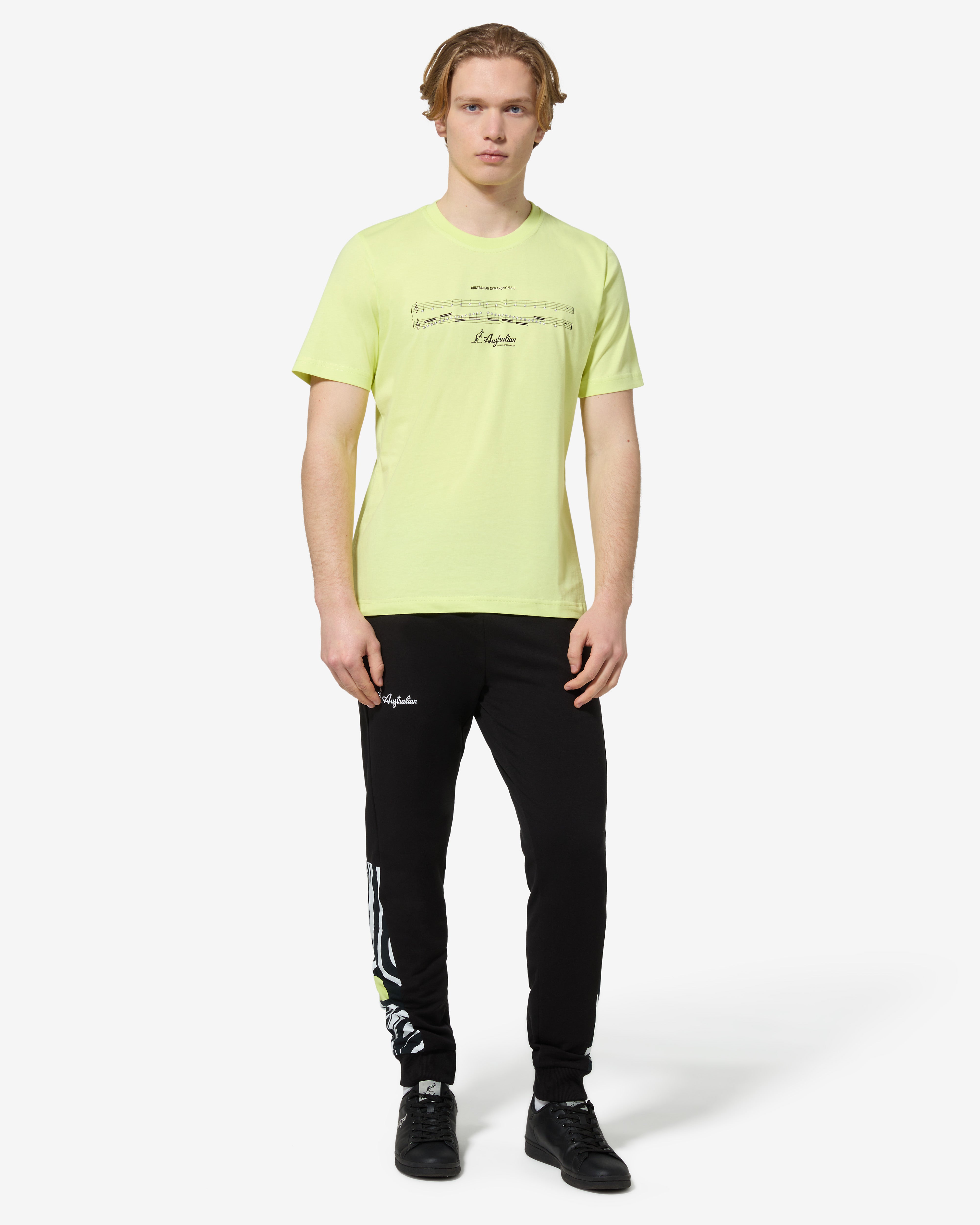 australian-symphony-t-shirt-t-shirt-cotone-lime-regular-fit image 2