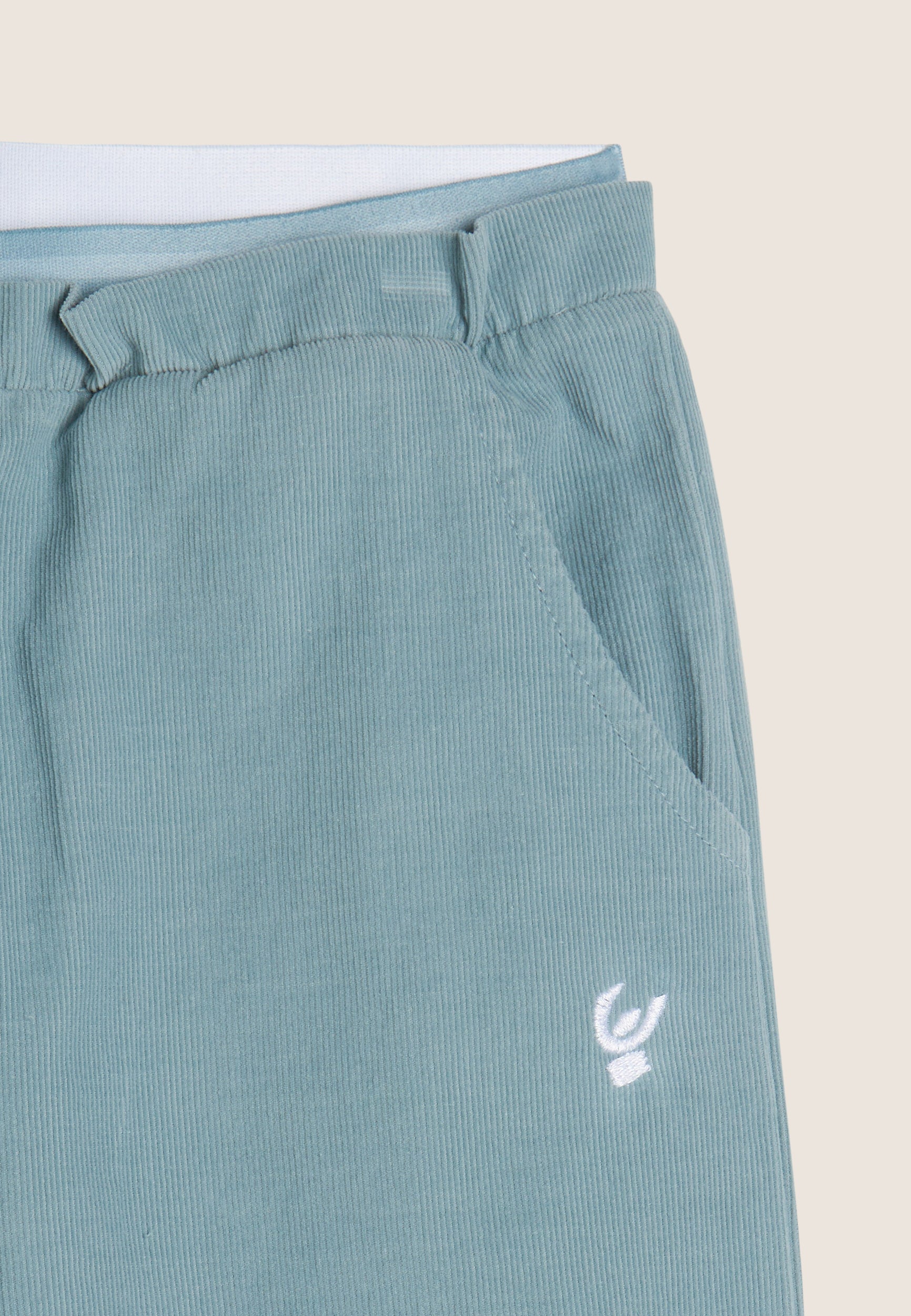 freddy-pantaloni-bambina-in-velluto-a-coste-con-elastico-in-vita image 3