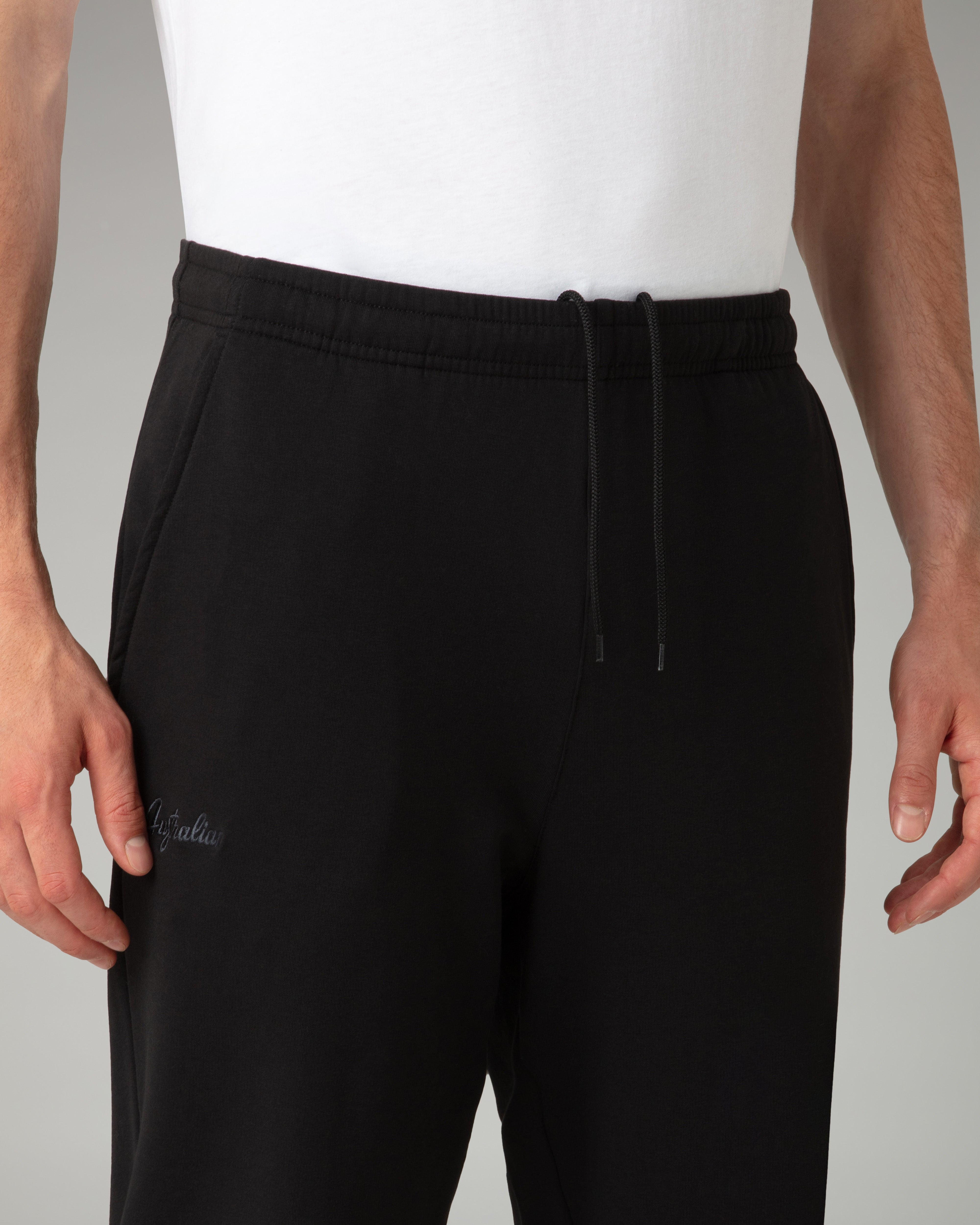 australian-echo-tracksuit-tuta-in-felpa-garzata-grigio-melange-made-in-italy image 7
