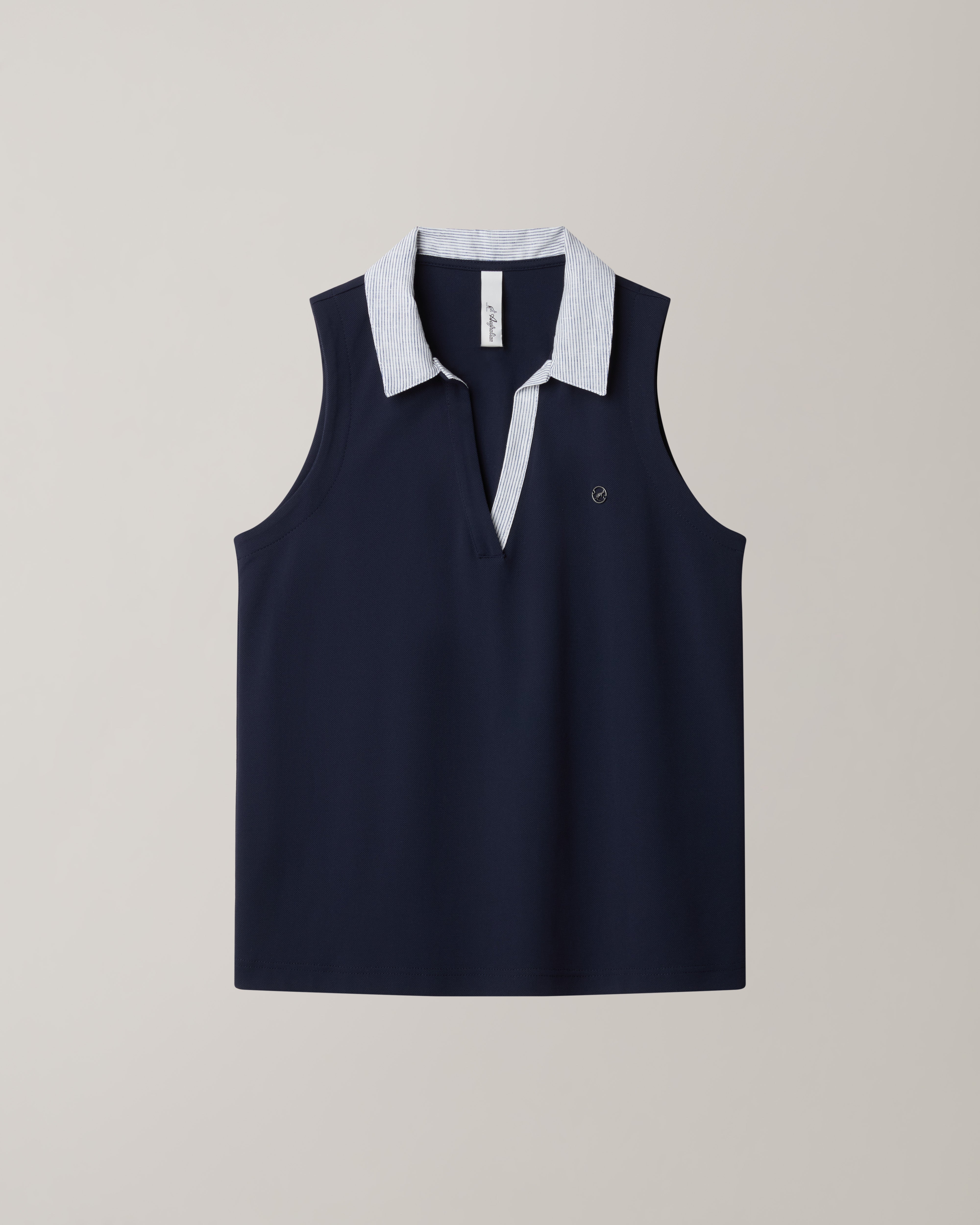 australian-sleeveless-polo-top-league-polo-smanicata-blu-navy image 5