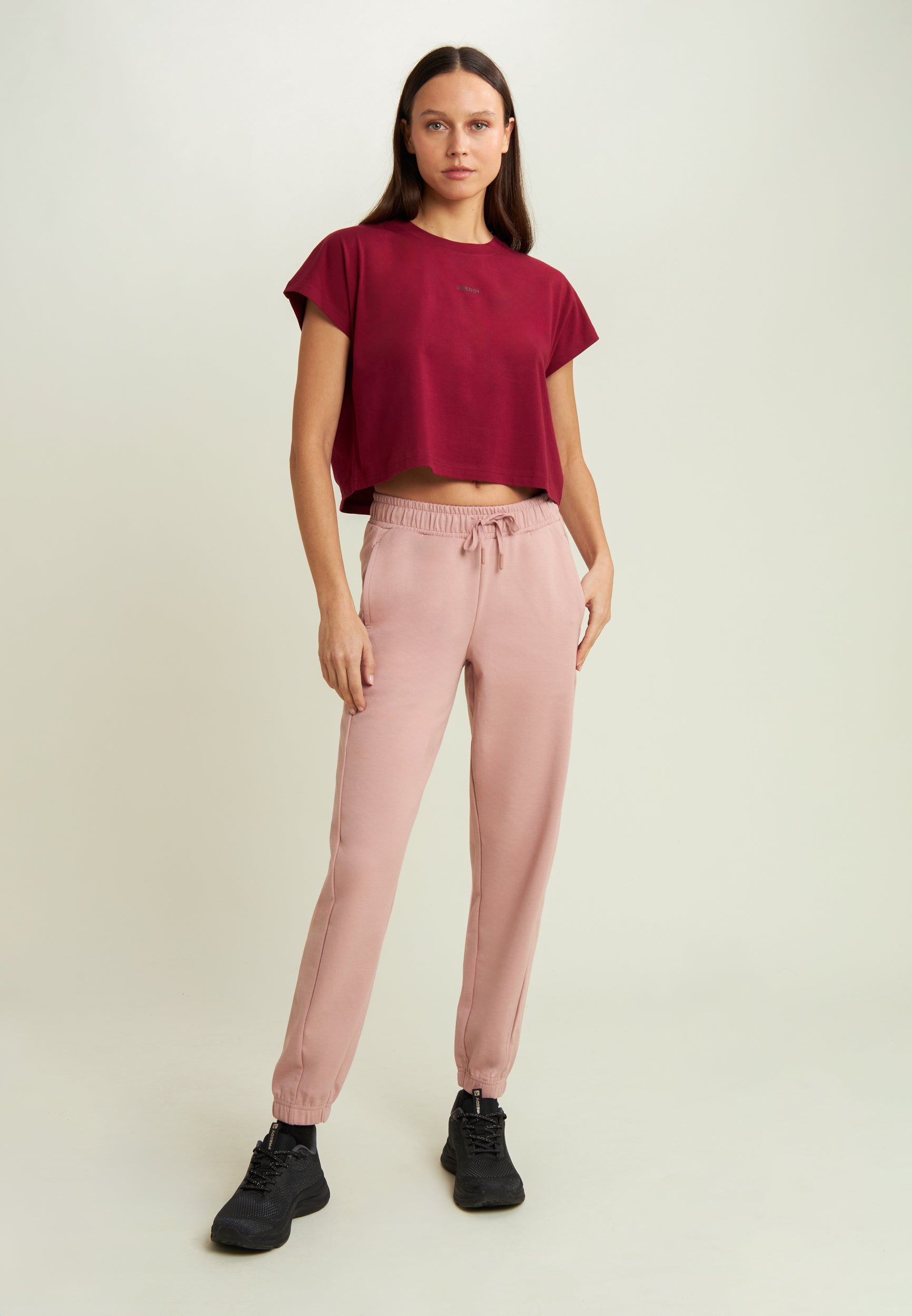 freddy-t-shirt-donna-comfort-con-stampa-today-is-your-day-maniche-ad-aletta image 2