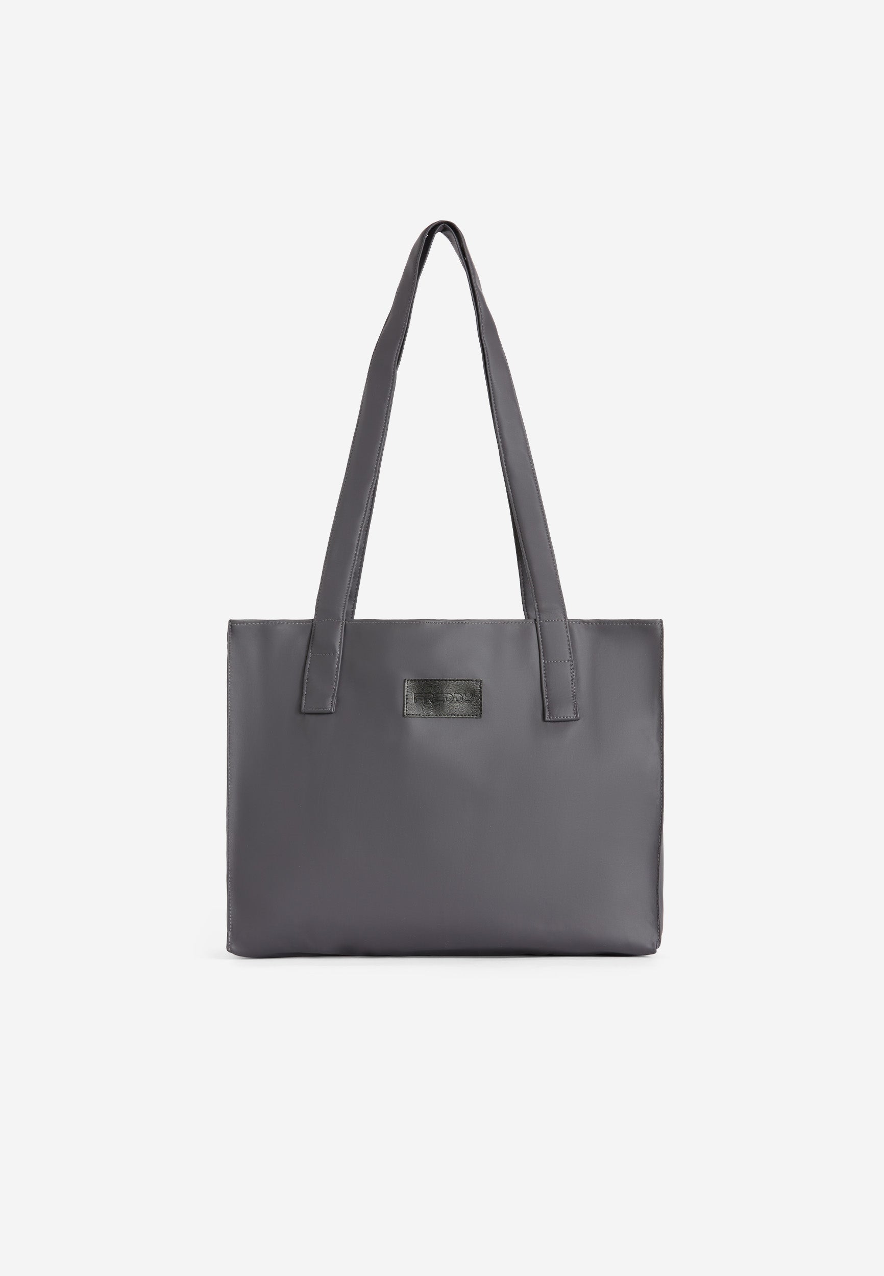 freddy-shopping-bag-in-similpelle-con-logo-applicato-38-cm image 1