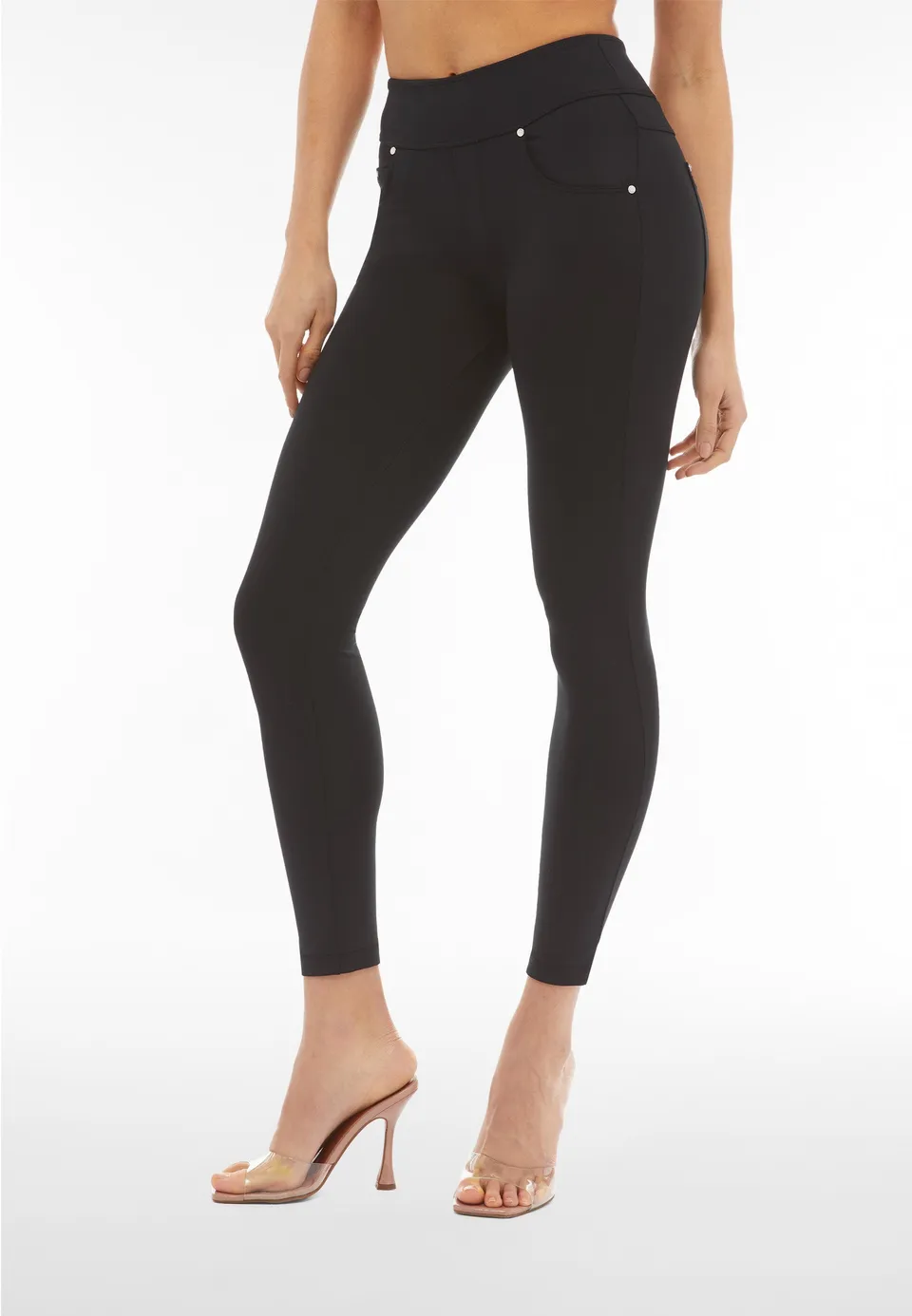 freddy-n-o-w-pantaloni-skinny-vita-risvoltabile-d-i-w-o-recycled image 1