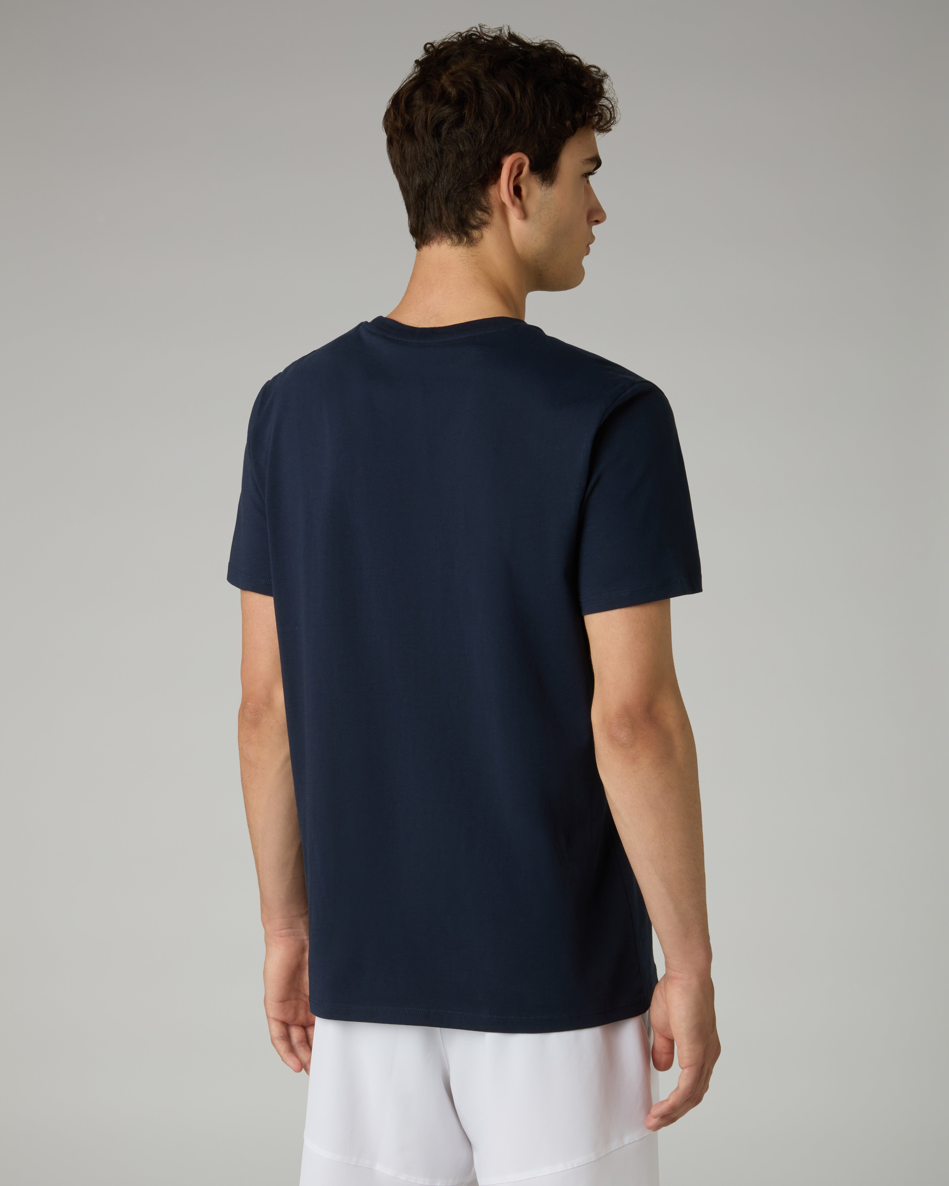 australian-league-cotton-t-shirt-maglia-cotone-regular-blu image 3