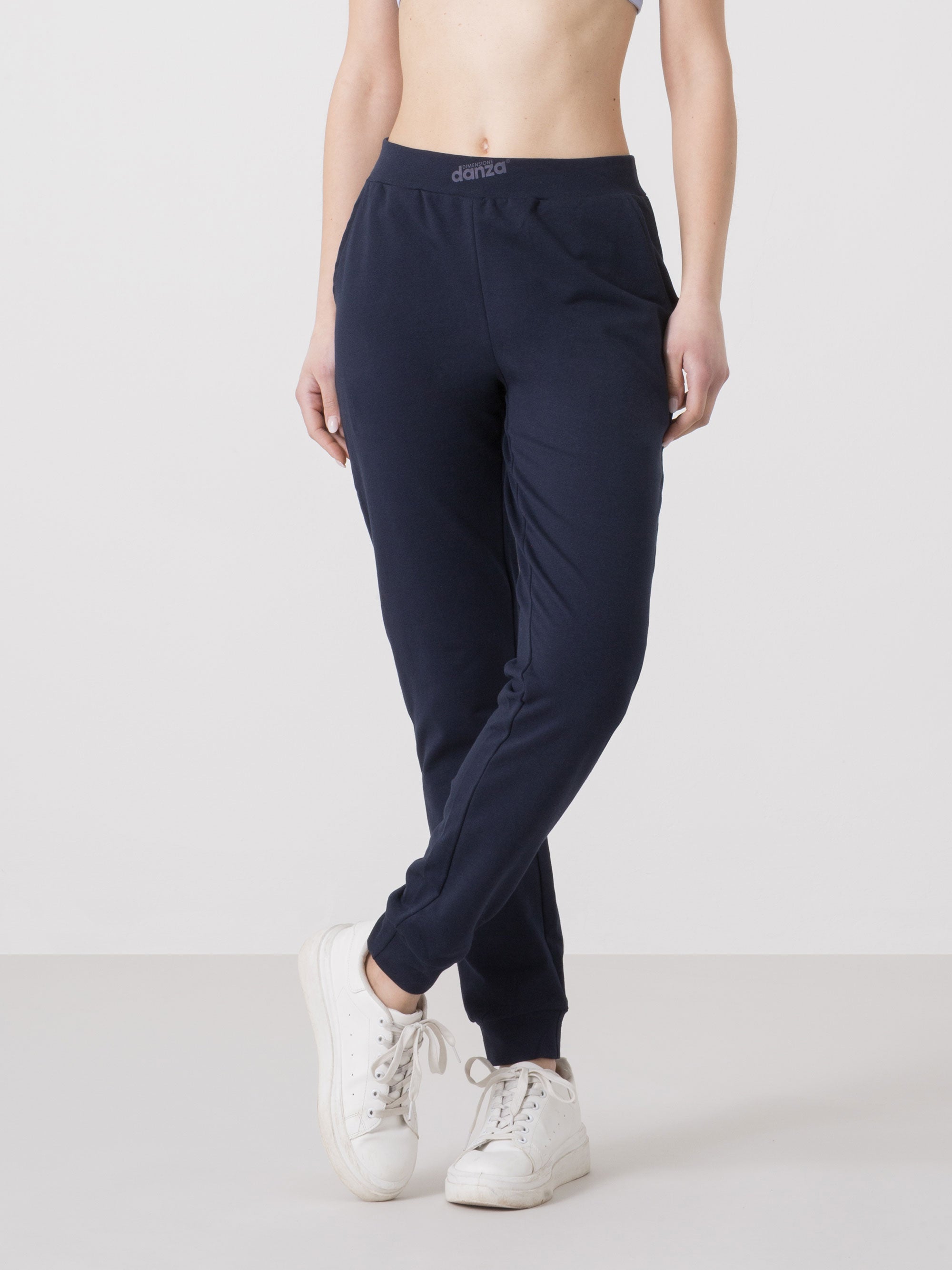 dimensione-danza-pantalone-felpa-donna-non-garzata-fondo-stretto image 7