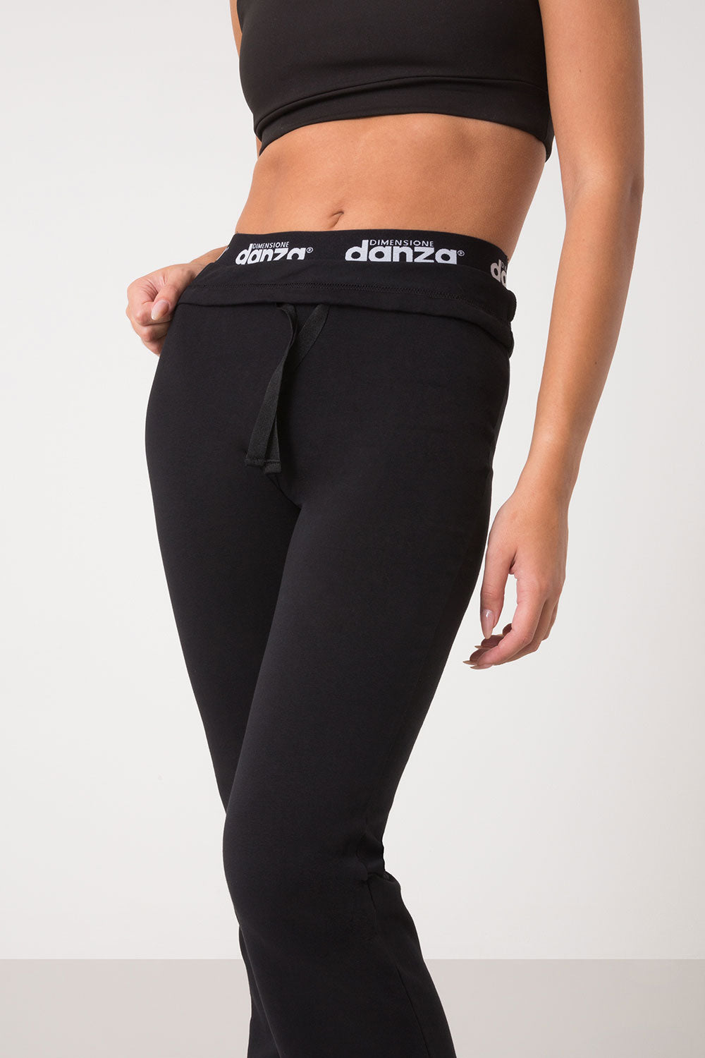 dimensione-danza-basic-panta-jazz-donna-jersey-stretch-elastico-jacquard image 5