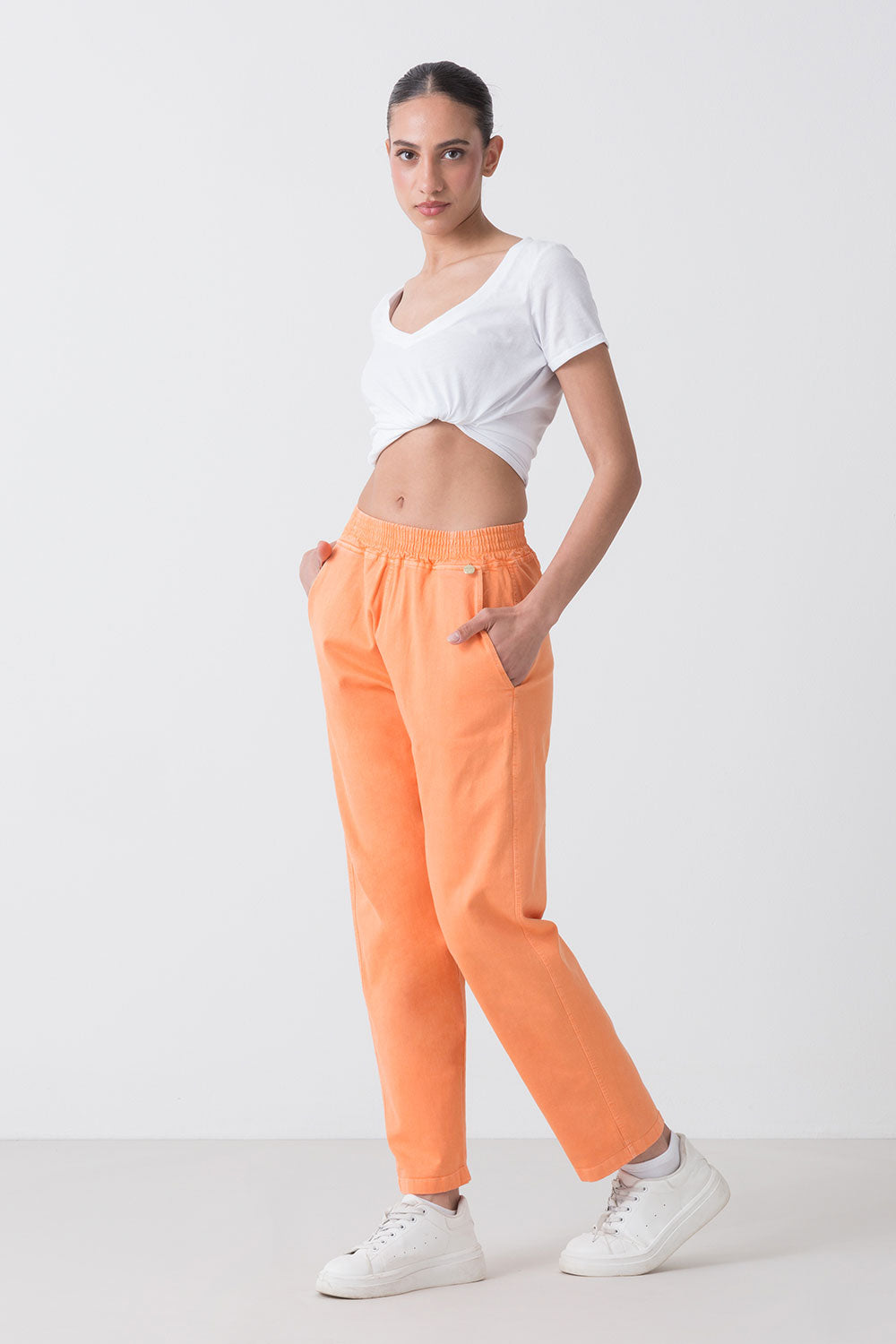 dimensione-danza-pantalone-tinto-capo-pantalone-dritto-donna-vestibilit-regolare image 2