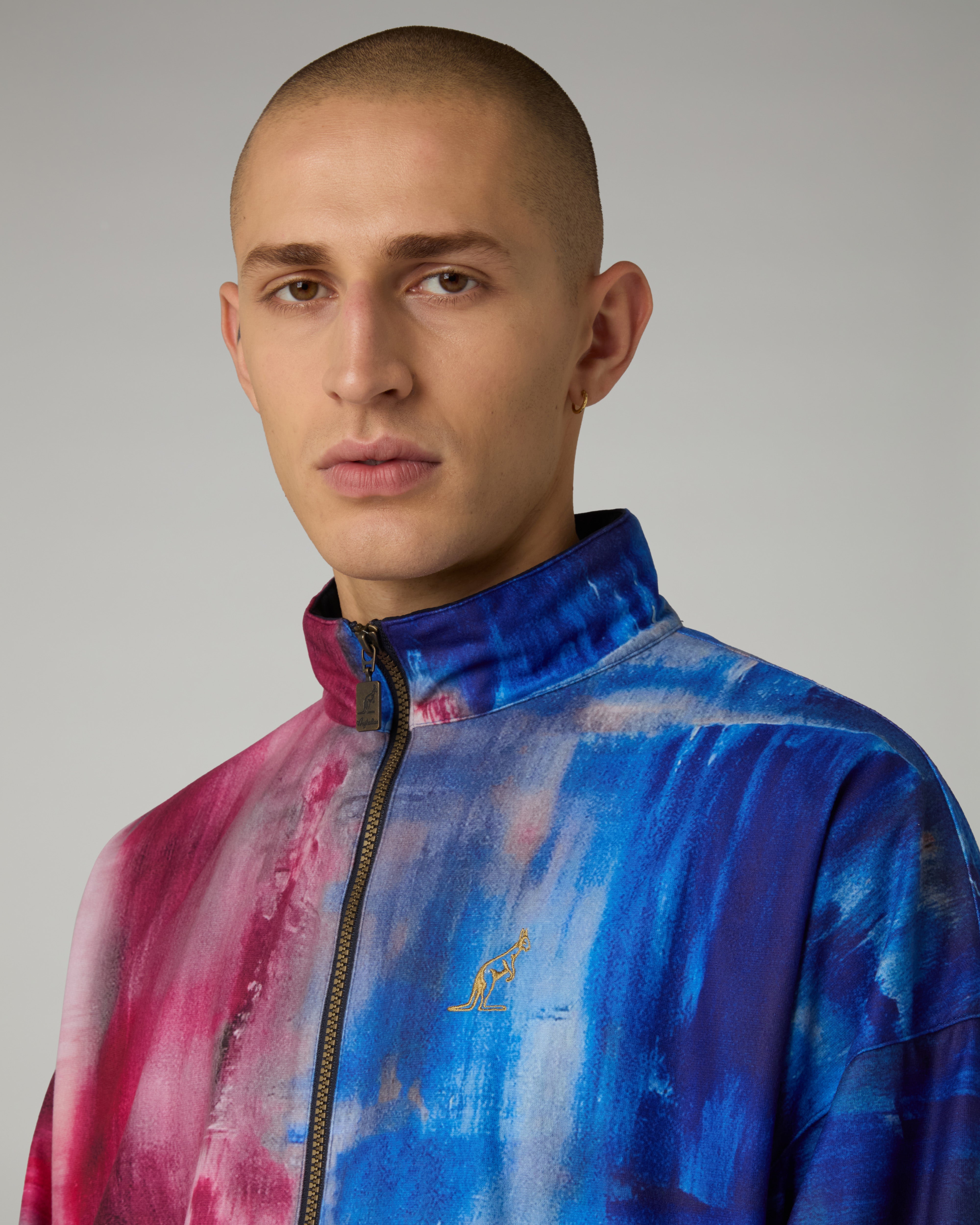 australian-klee-all-print-track-jacket-blu-navy-made-in-italy image 4