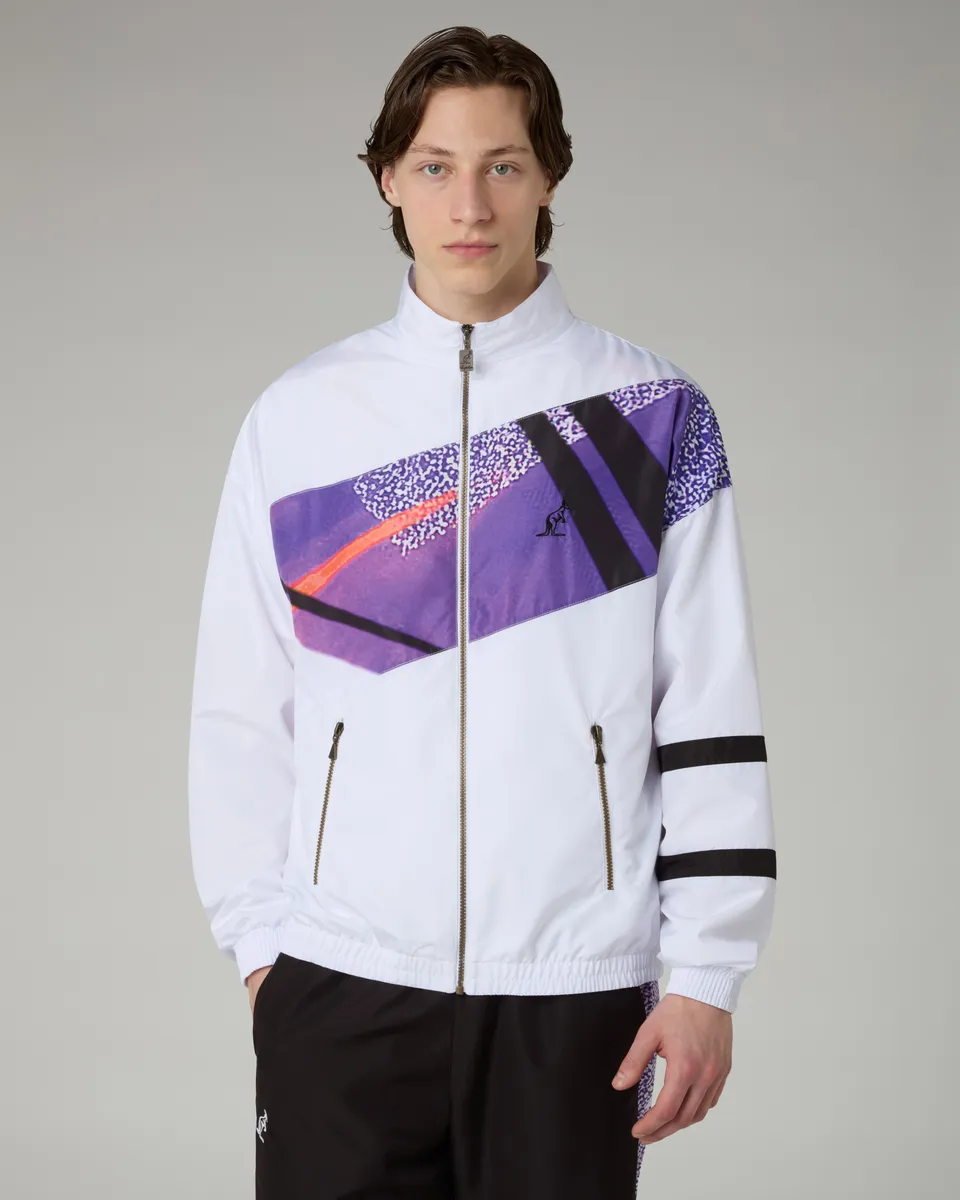 australian-1991-shardy-track-jacket-giacca-smash-bianca-made-in-italy image 1