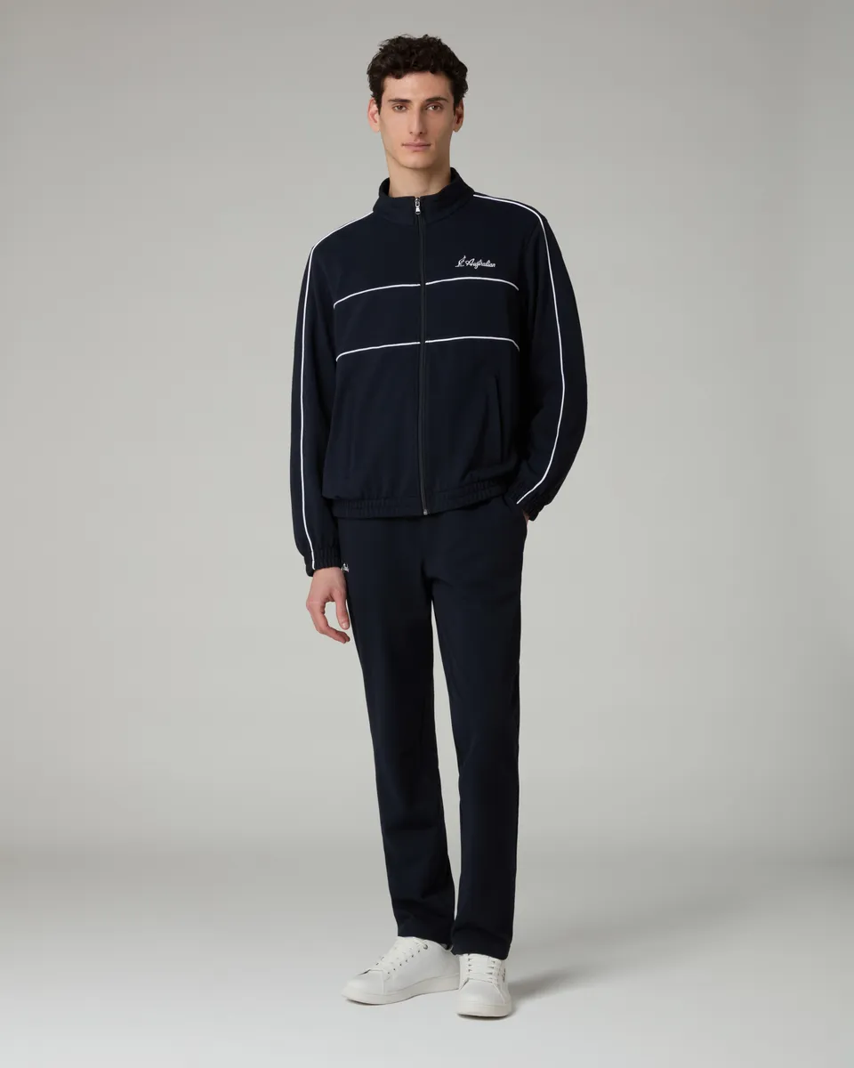 australian-mycon-piquet-tracksuit-tuta-blu-navy-made-in-italy image 1