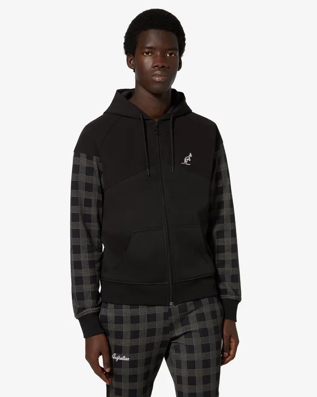 australian-horizon-track-jacket-felpa-con-cappuccio-nera image 1